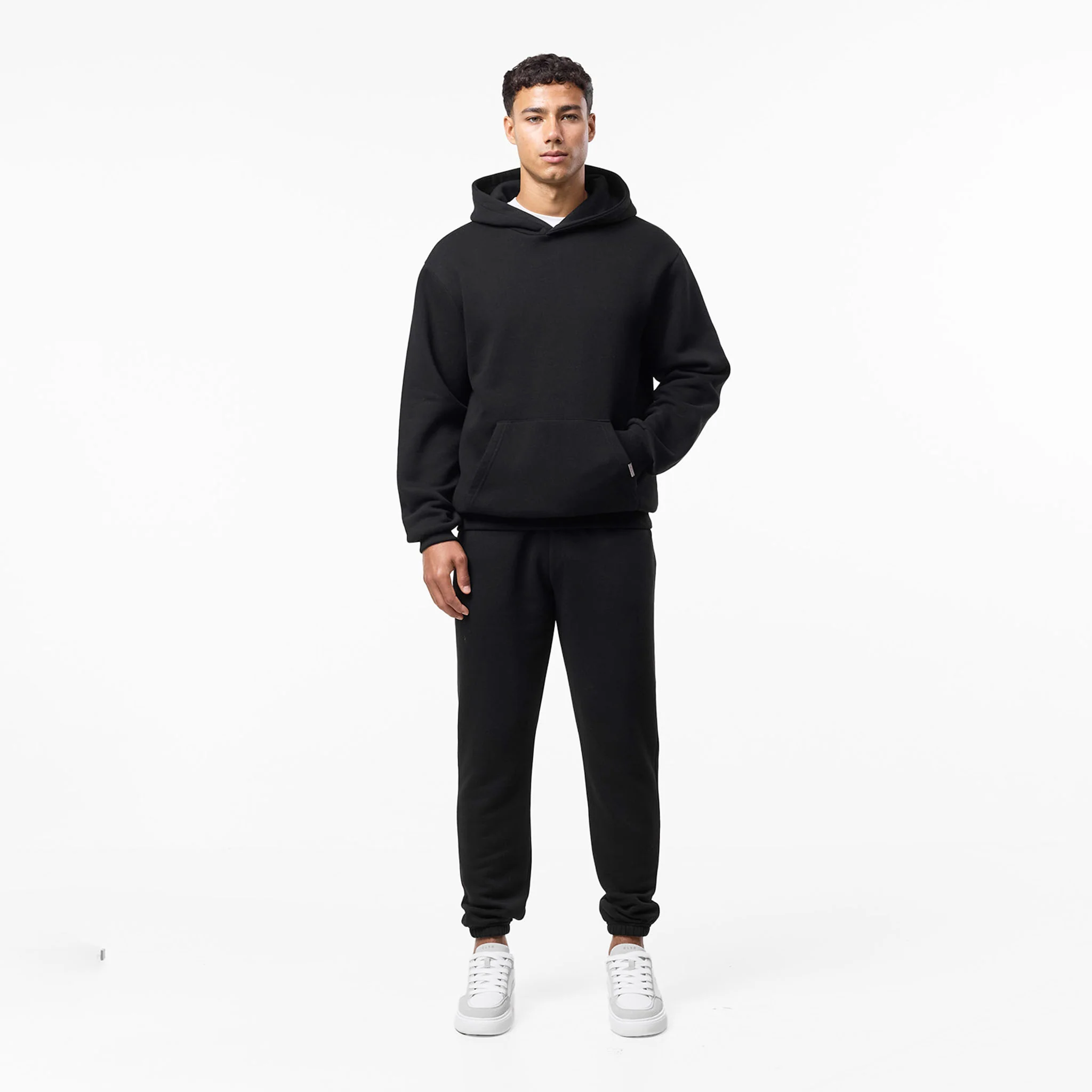 Relaxed Fit Tracksuit | Black - Image 2