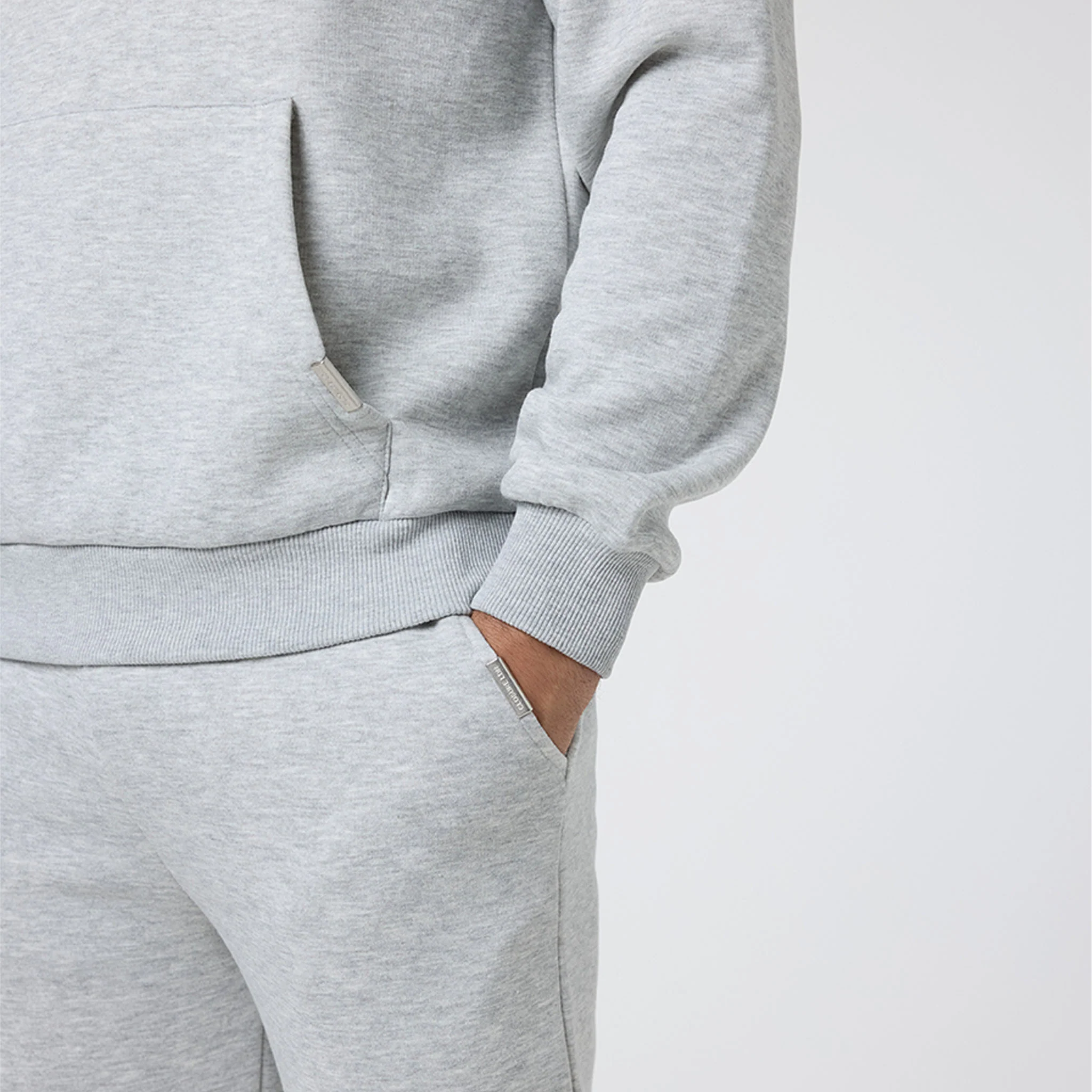 Relaxed Fit Tracksuit | Grey Marl - Image 5