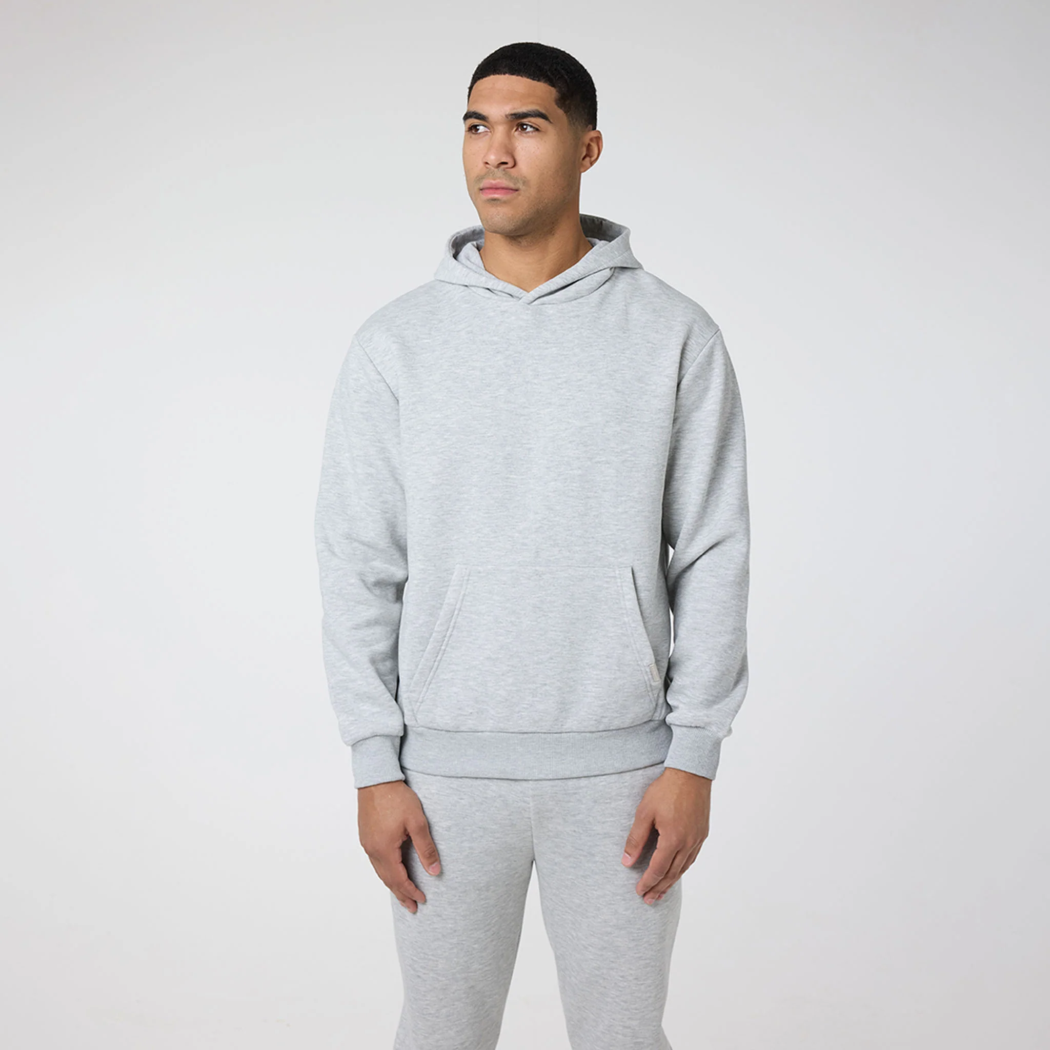 Relaxed Fit Tracksuit | Grey Marl - Image 8