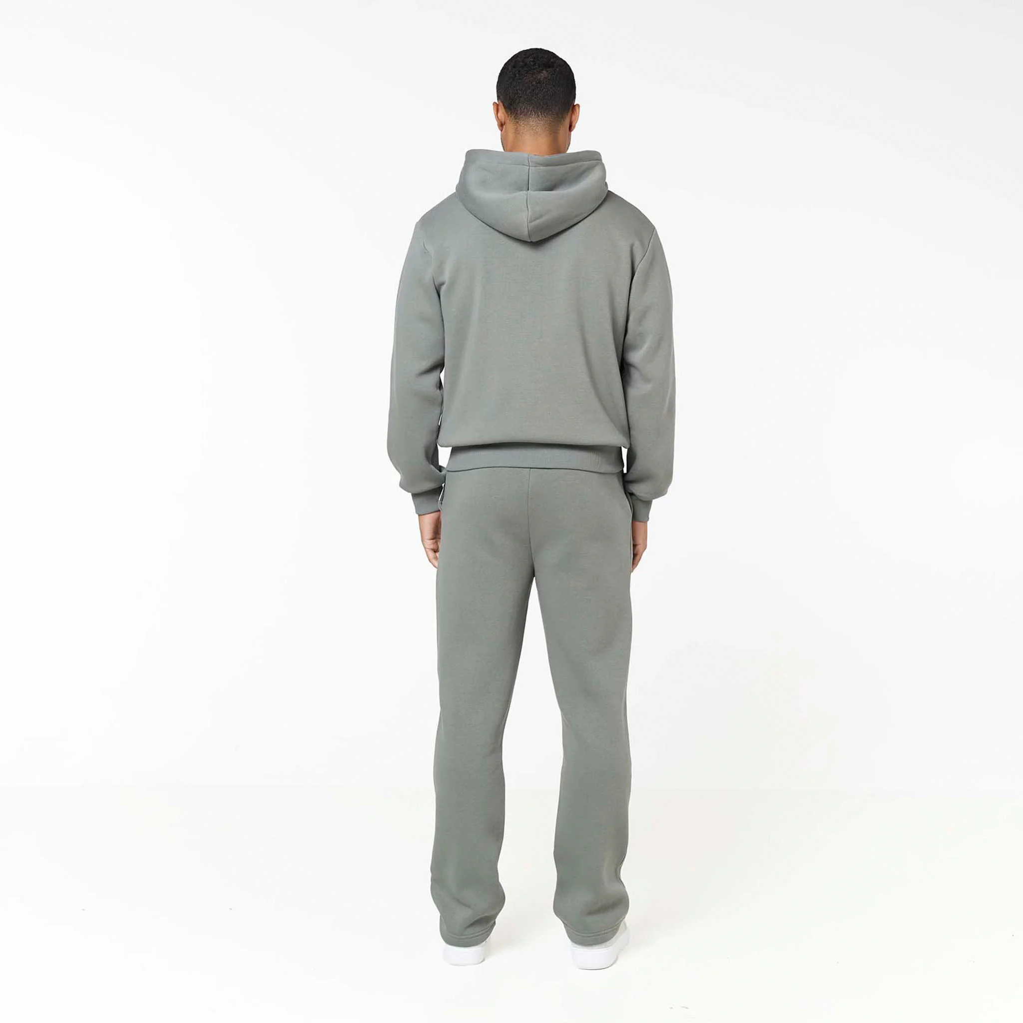Relaxed Full Zip Hoodie | Khaki - Image 6