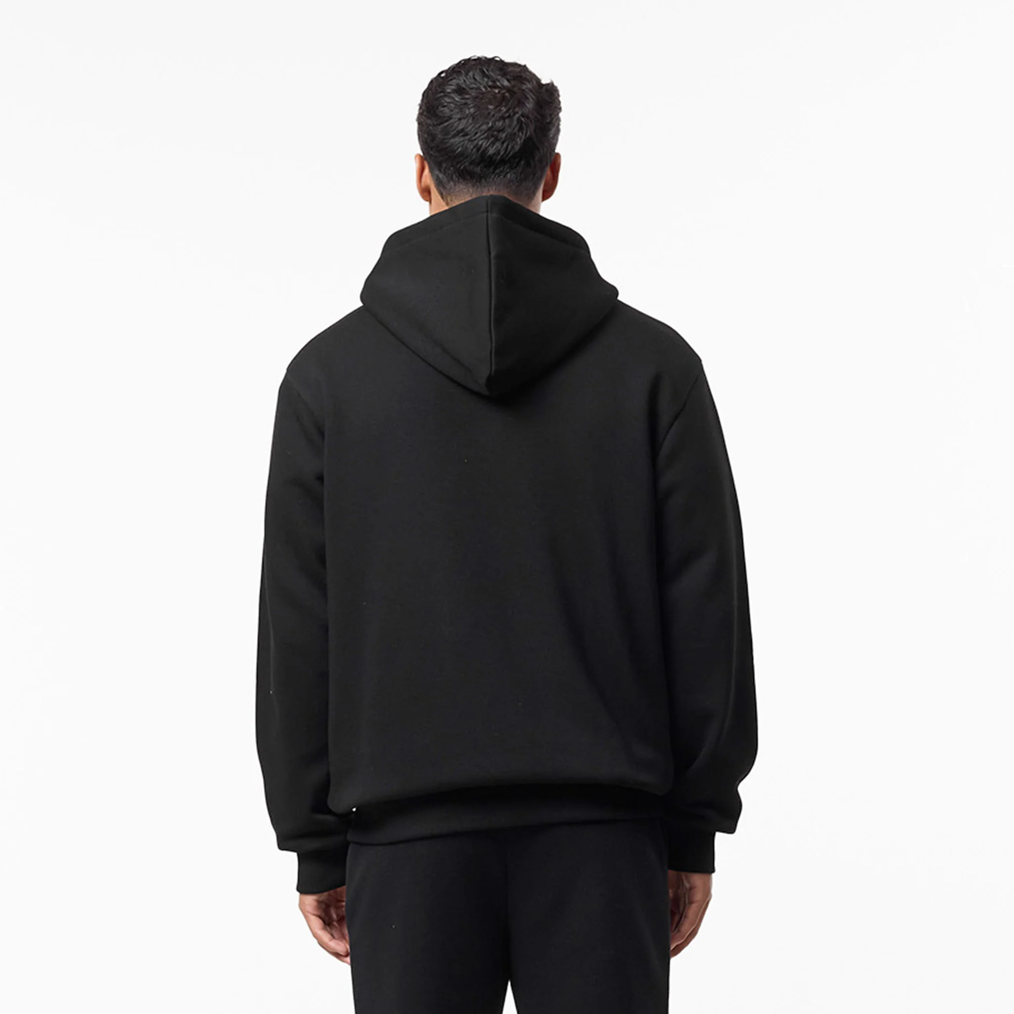 Relaxed Full Zip Hoodie | Black - Image 9