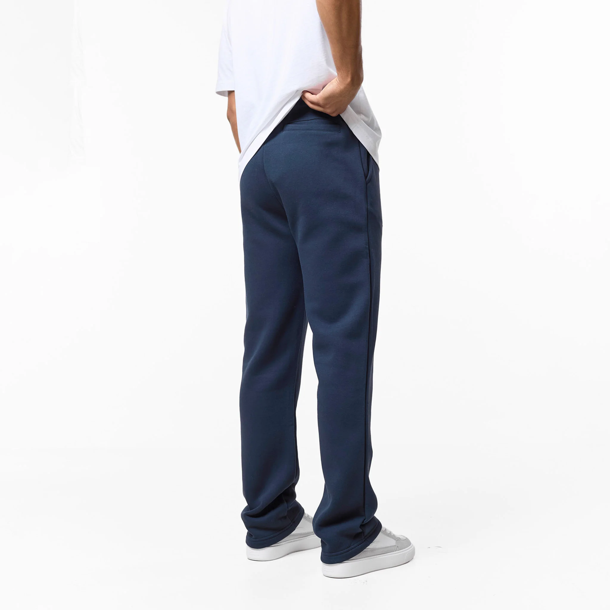 Relaxed Fit Open Hem Jogger | Navy - Image 4