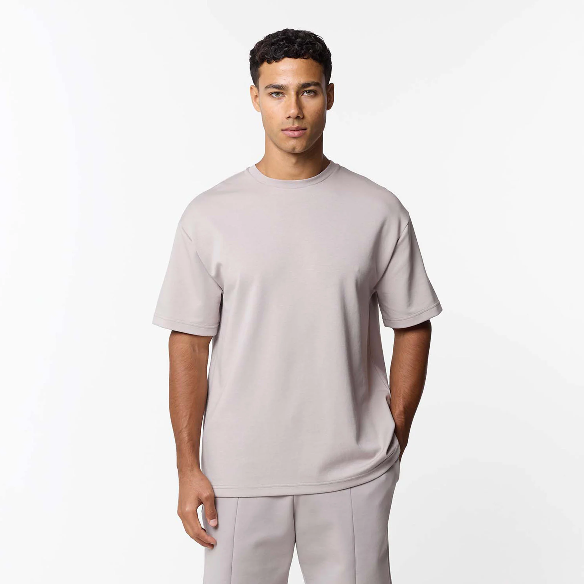 Relaxed Scuba T-Shirt | Stone - Image 3