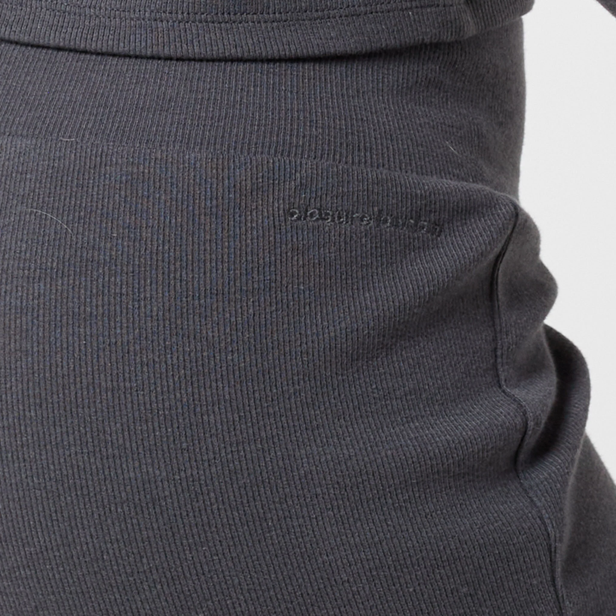 Ribbed Open Hem Set | Charcoal - Image 6
