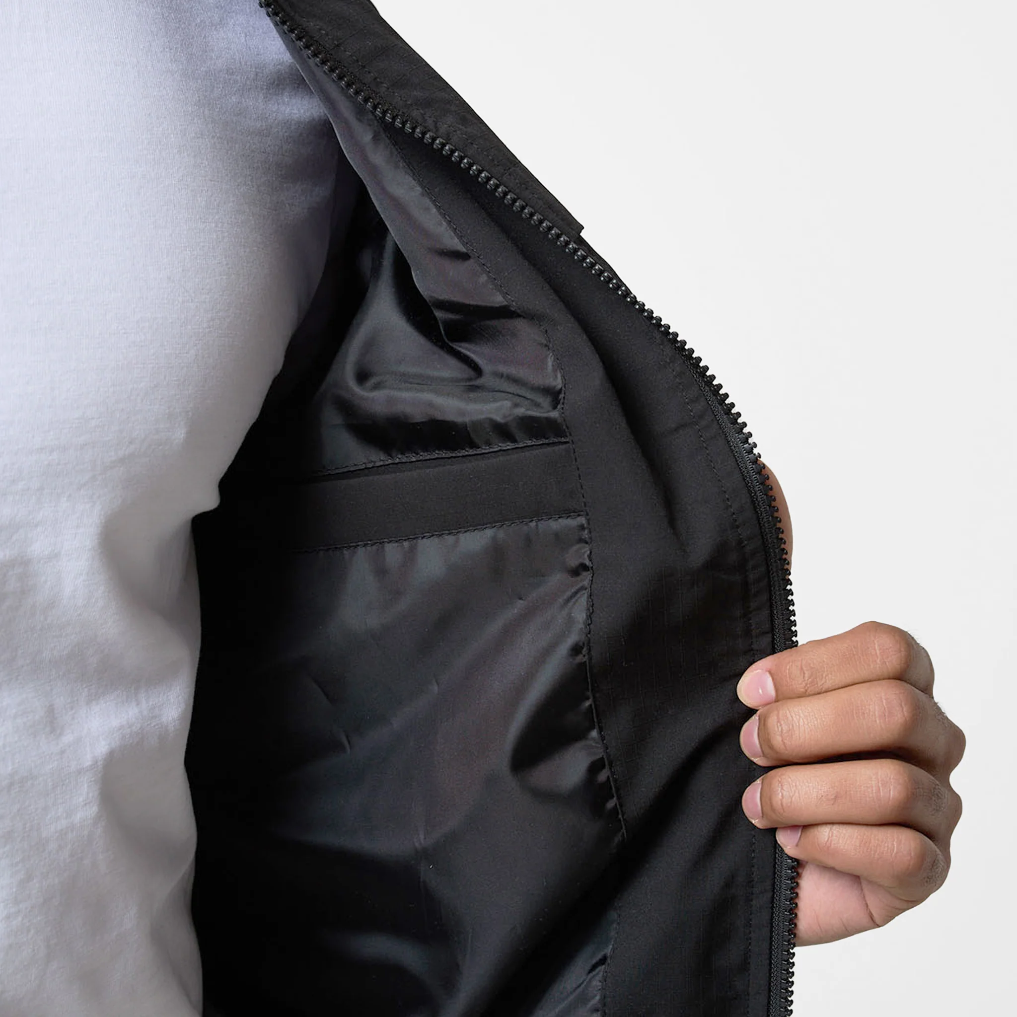 Ripstop Bomber Jacket | Black - Image 4