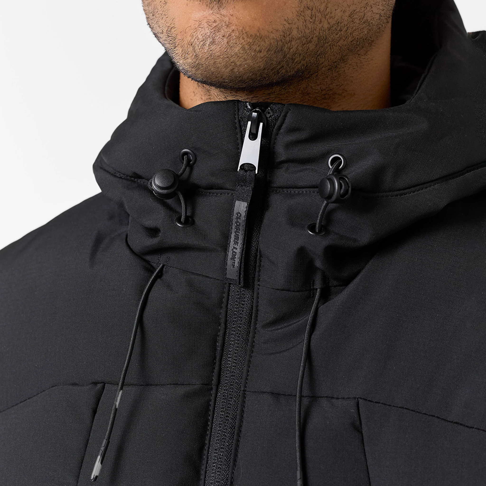 Ripstop Racer Puffer Jacket | Black - Image 6