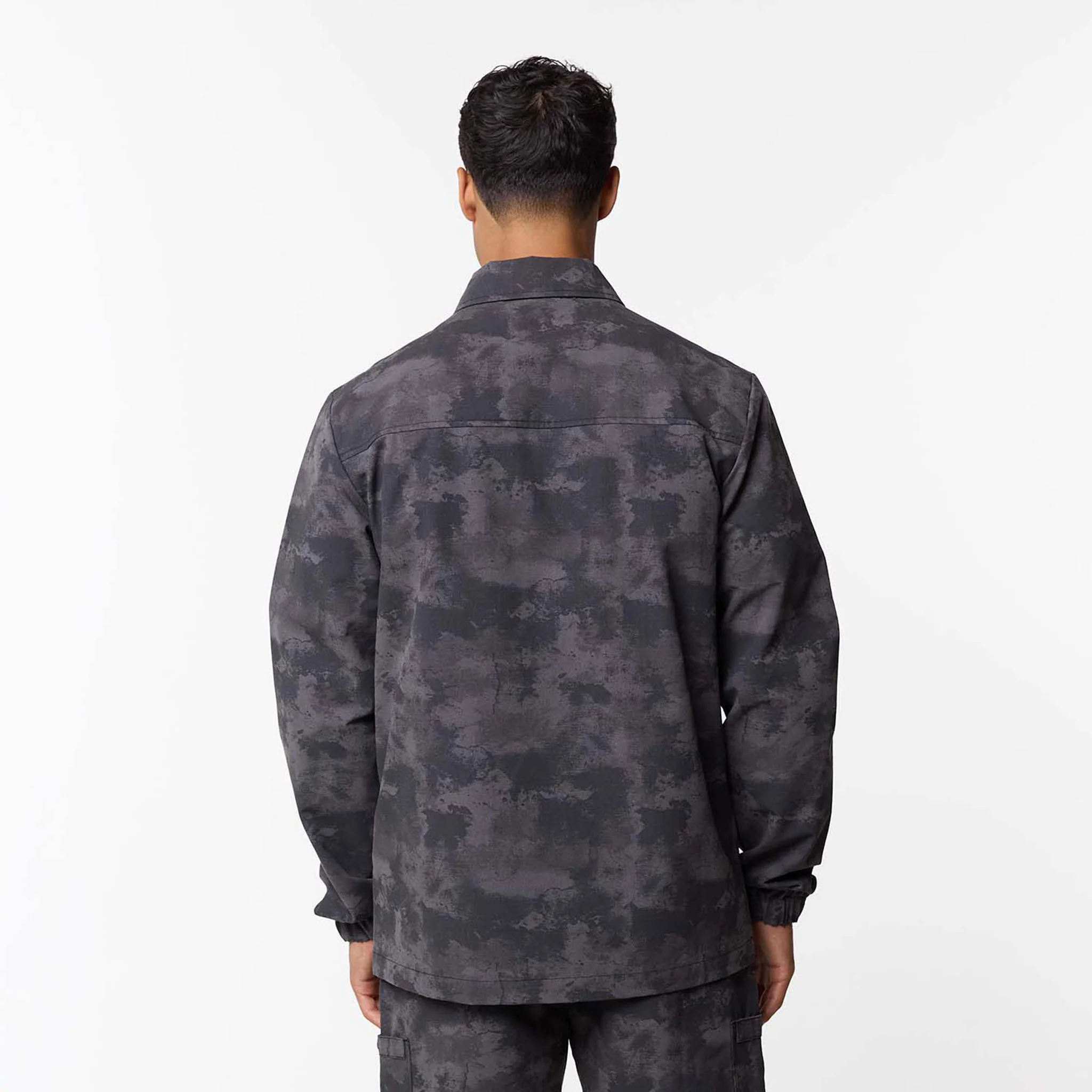 Ripstop Utility Overshirt | Black Camo - Image 7