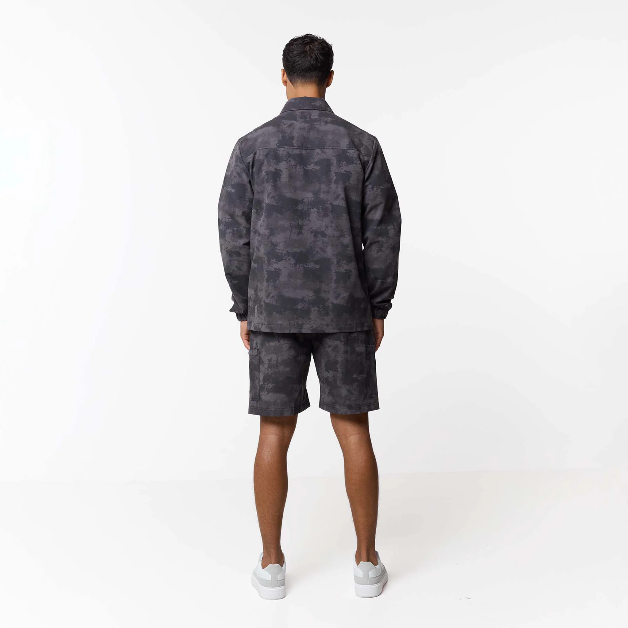 Ripstop Utility Overshirt | Black Camo - Image 9