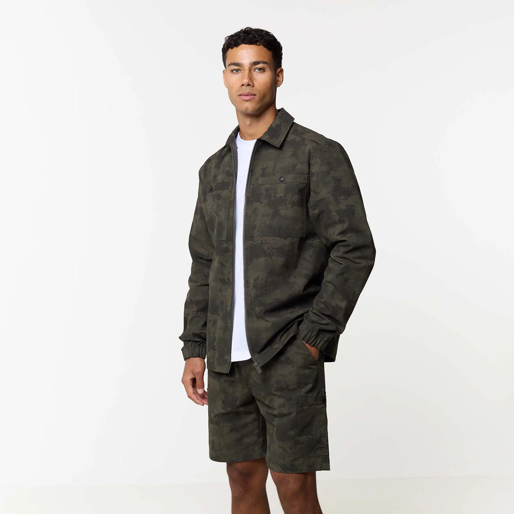 Ripstop Utility Overshirt | Khaki Camo - Image 3
