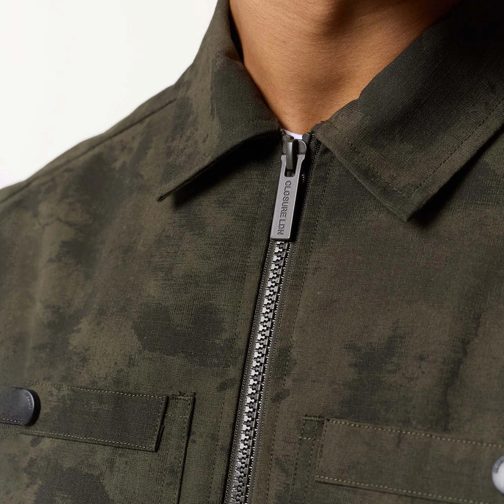 Ripstop Utility Overshirt | Khaki Camo - Image 4