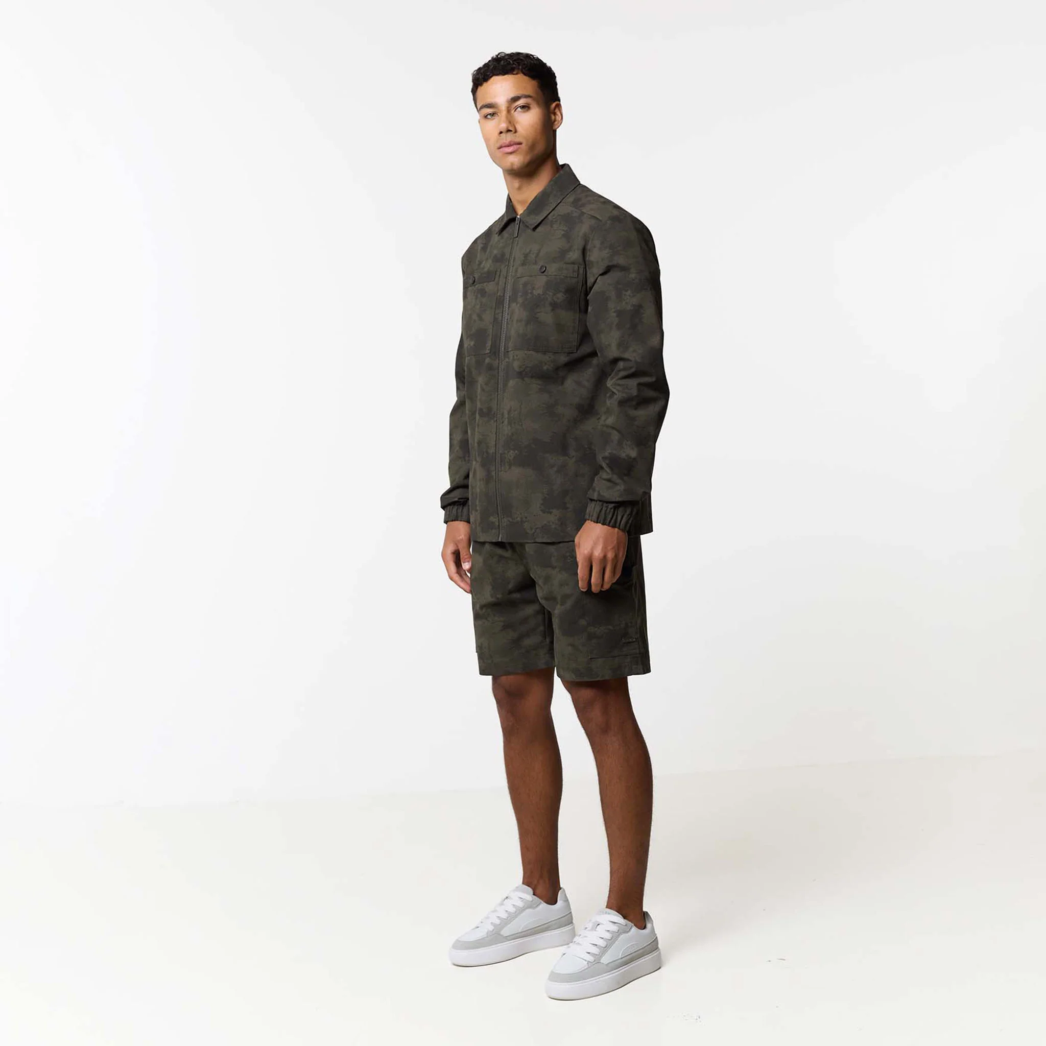 Ripstop Utility Overshirt | Khaki Camo - Image 6