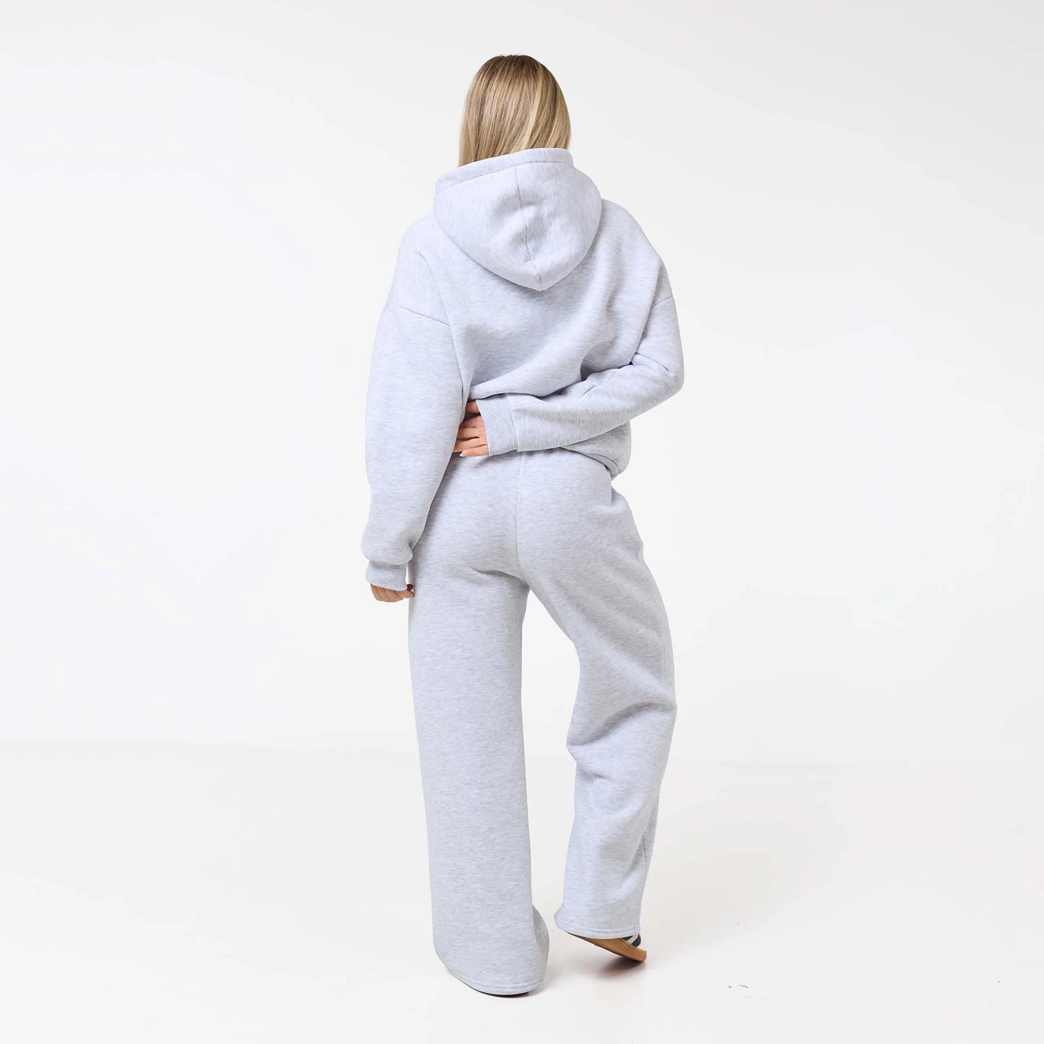 Script Sport & Wellness Tracksuit | Grey Marl - Image 6