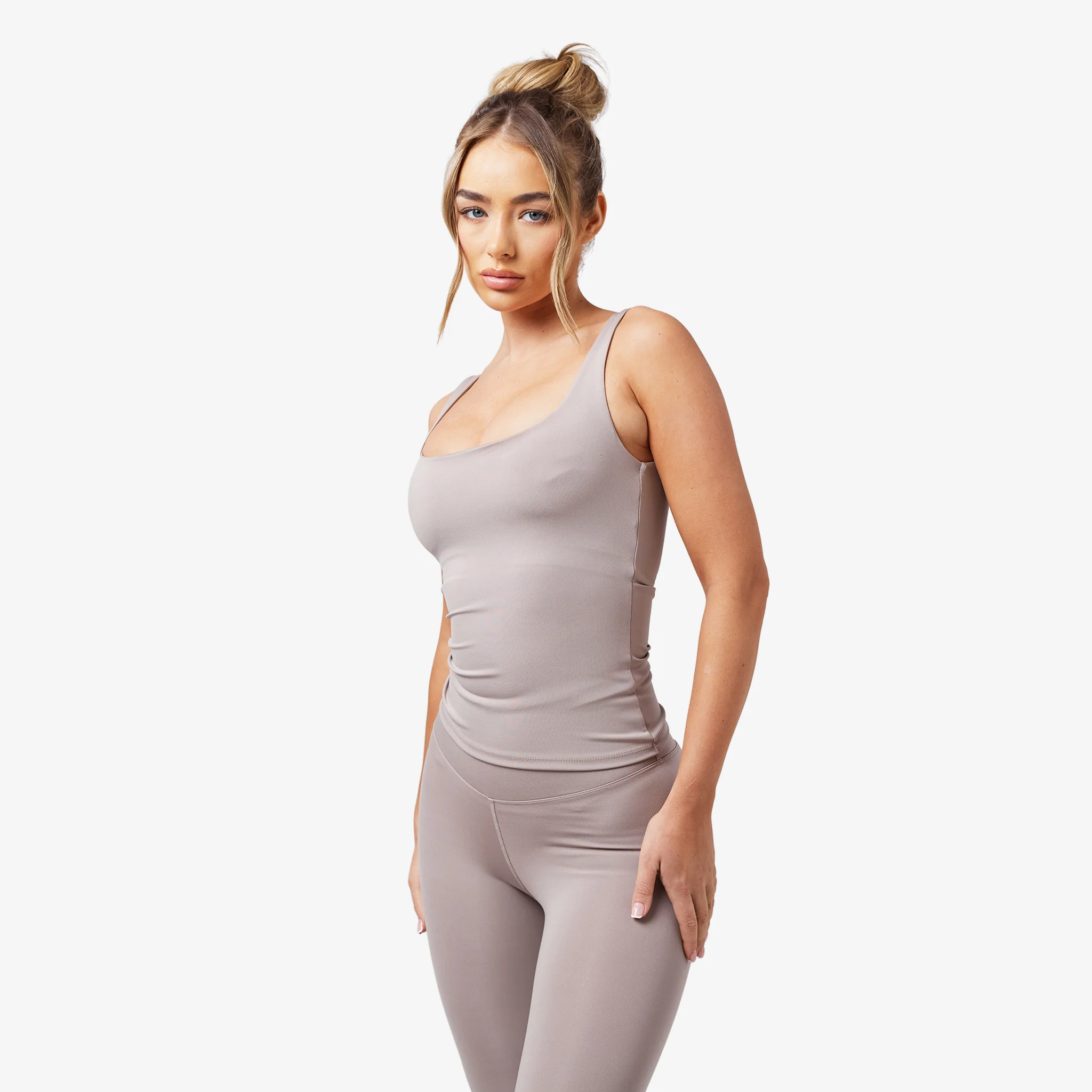 Second Skin Vest & Legging Set | Taupe - Image 4