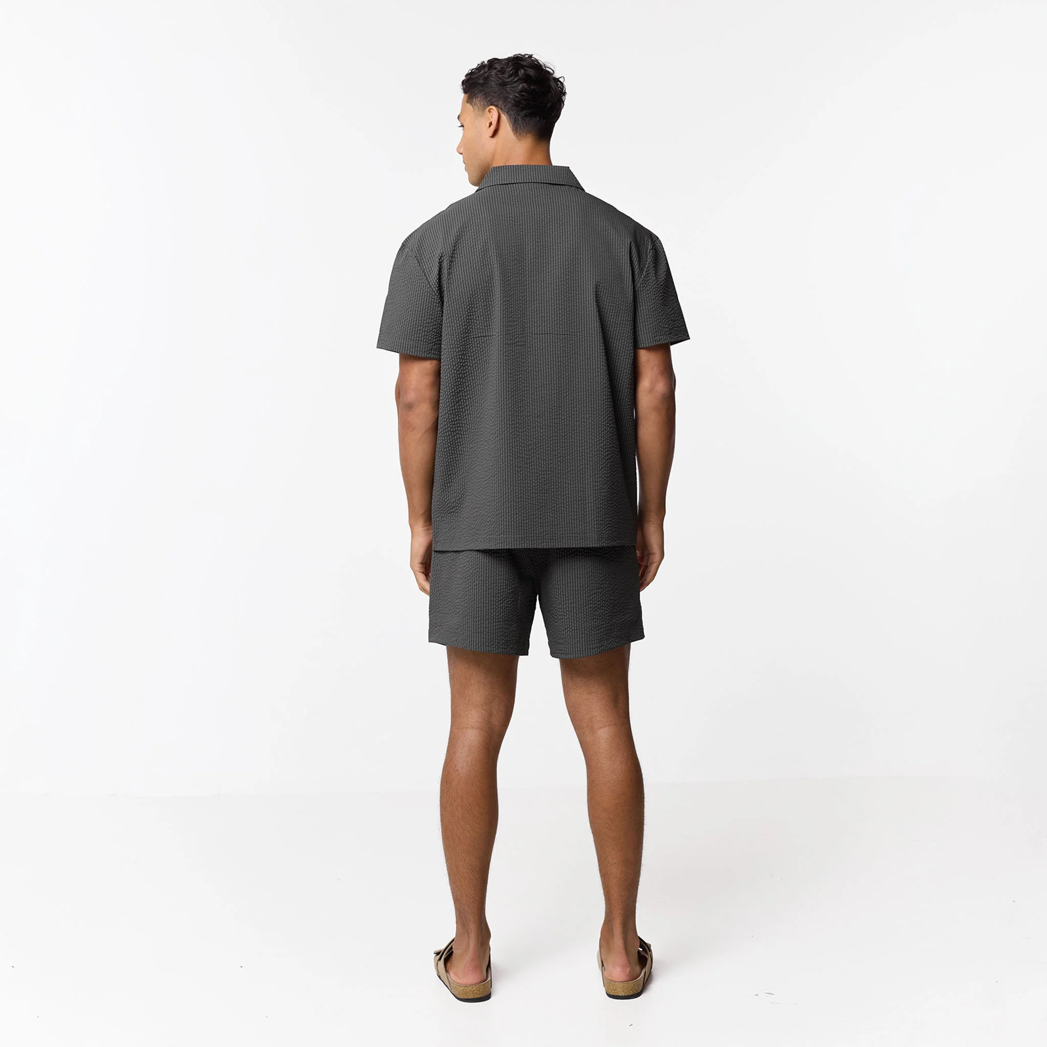 Seersucker Shirt | Khaki - Image 9