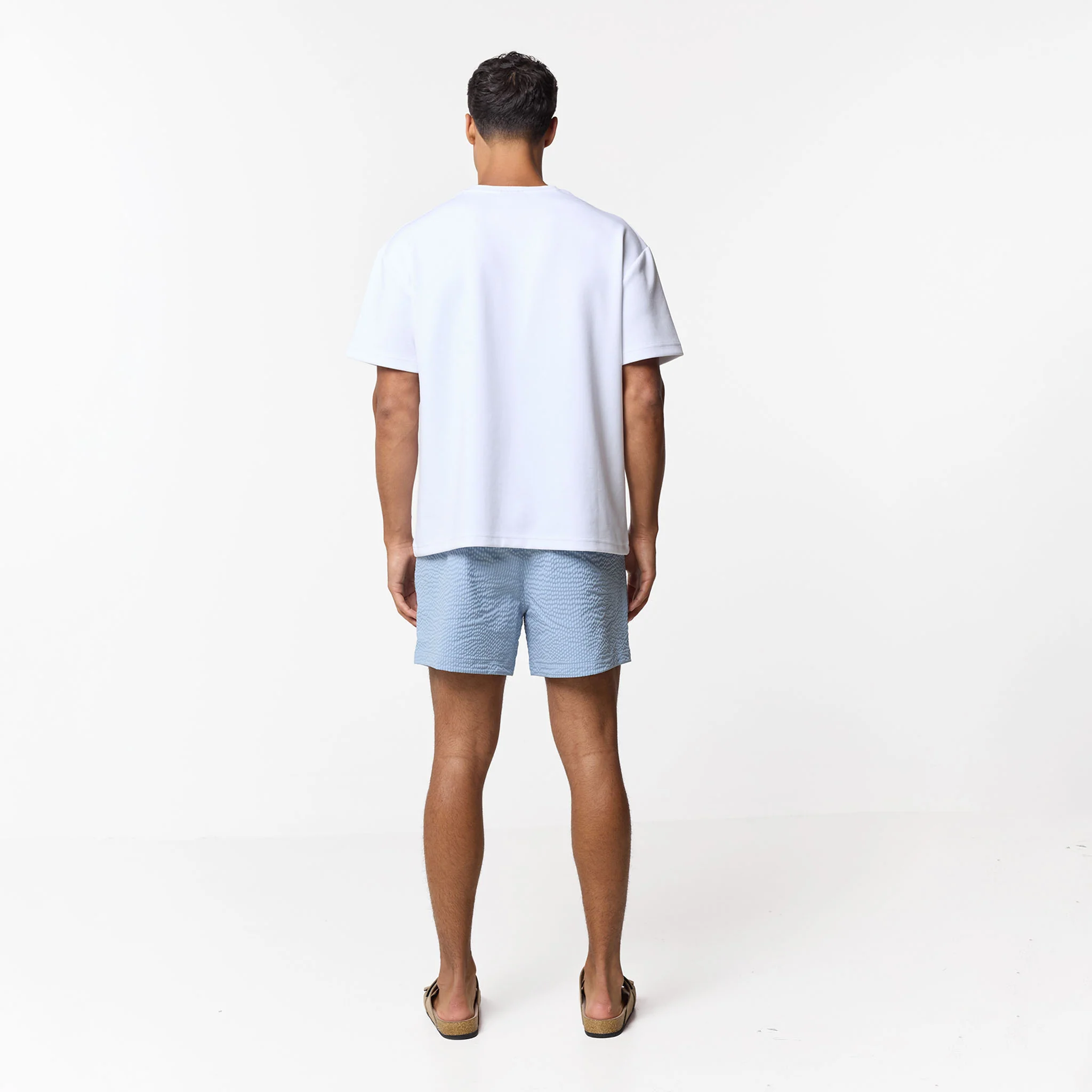 Seersucker Swimshort | Light Blue - Image 10