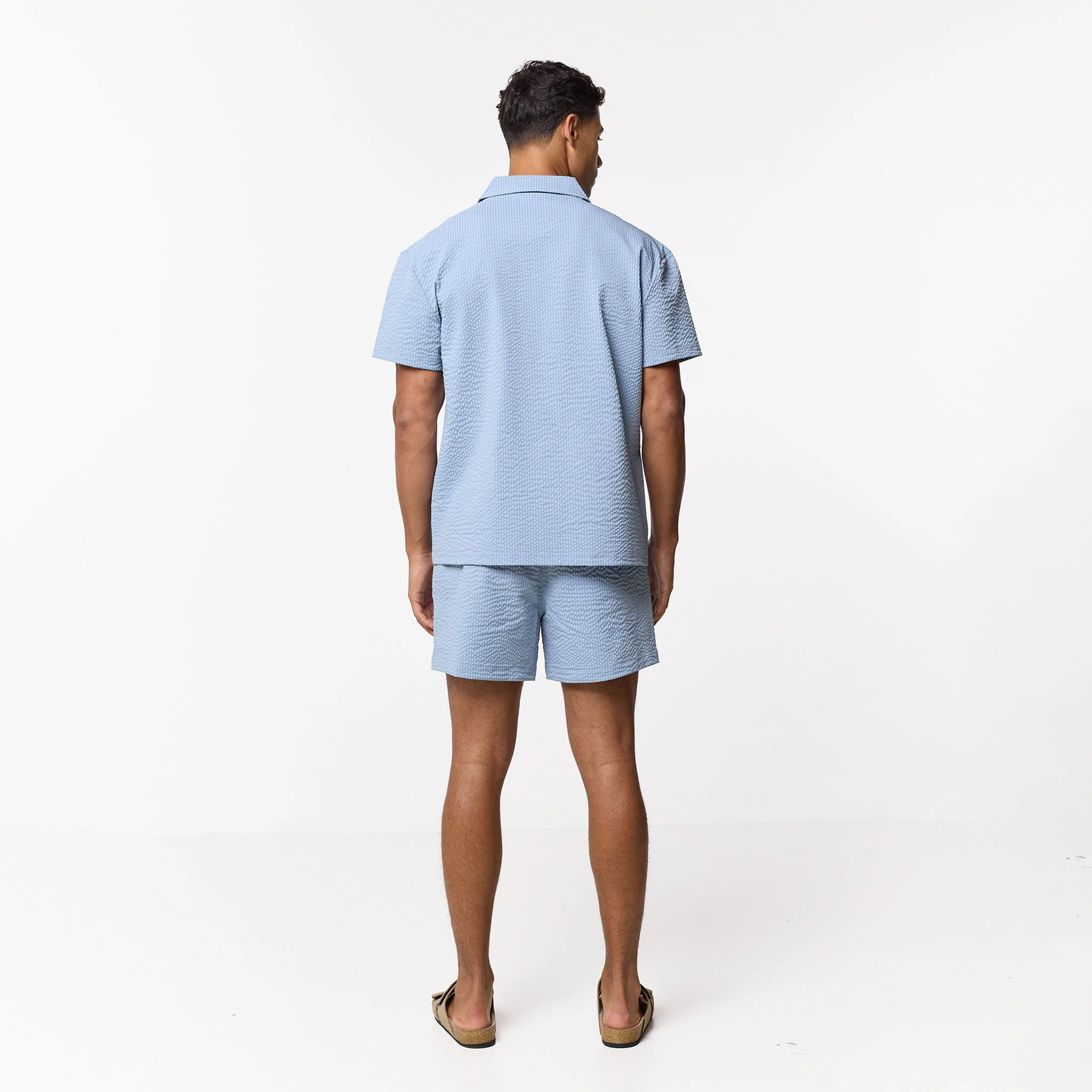 Seersucker Swimshort | Light Blue - Image 11