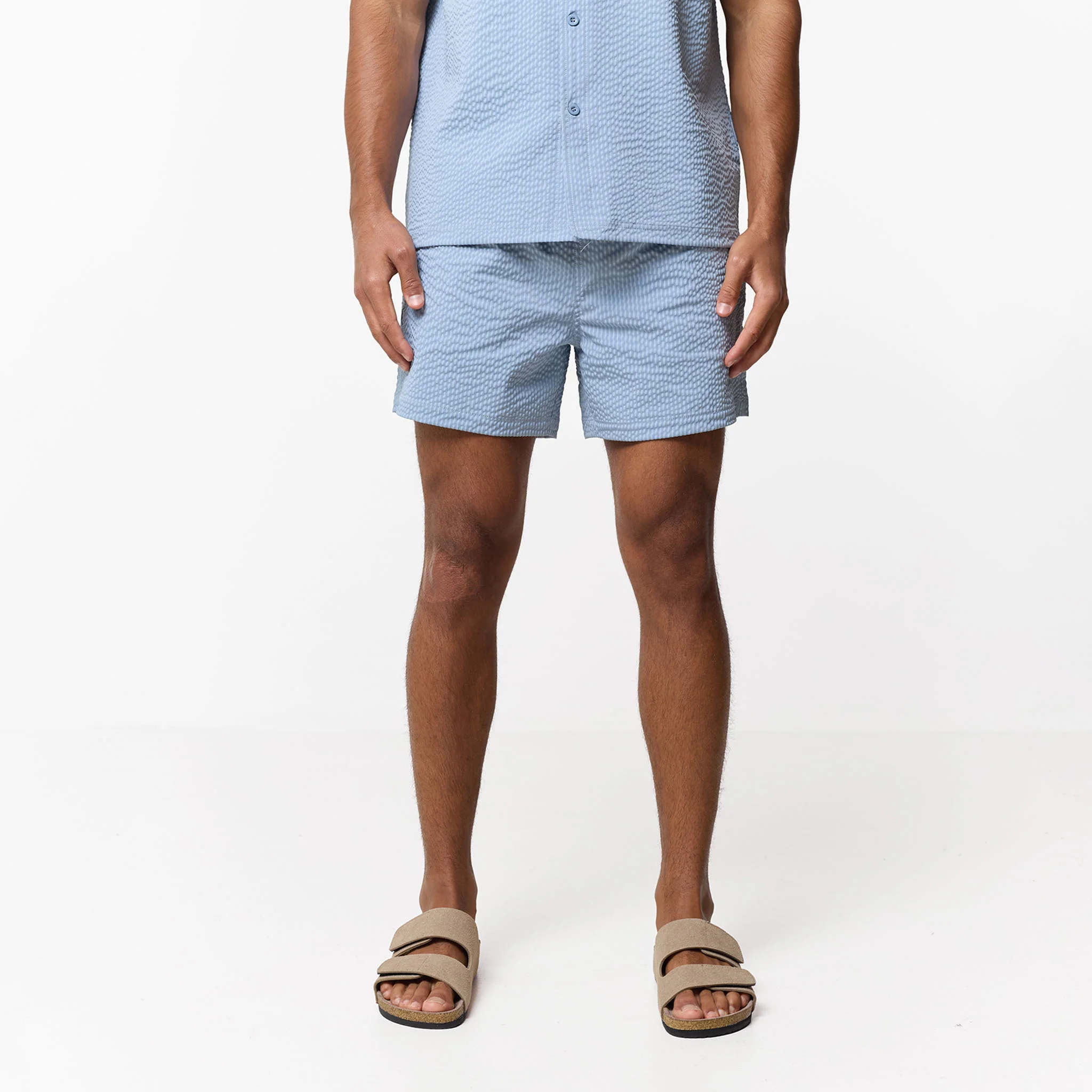 Seersucker Swimshort | Light Blue - Image 3