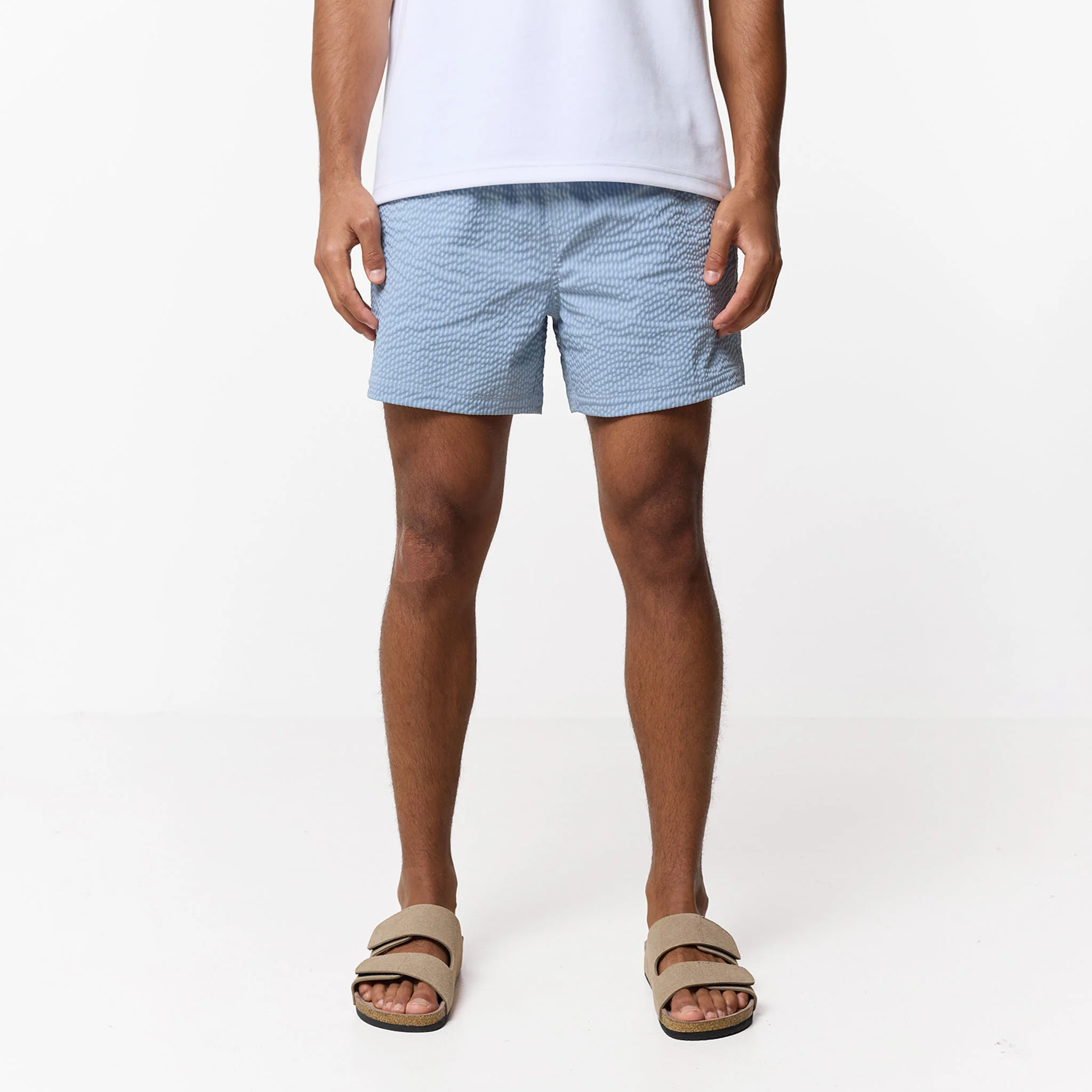 Seersucker Swimshort | Light Blue - Image 7