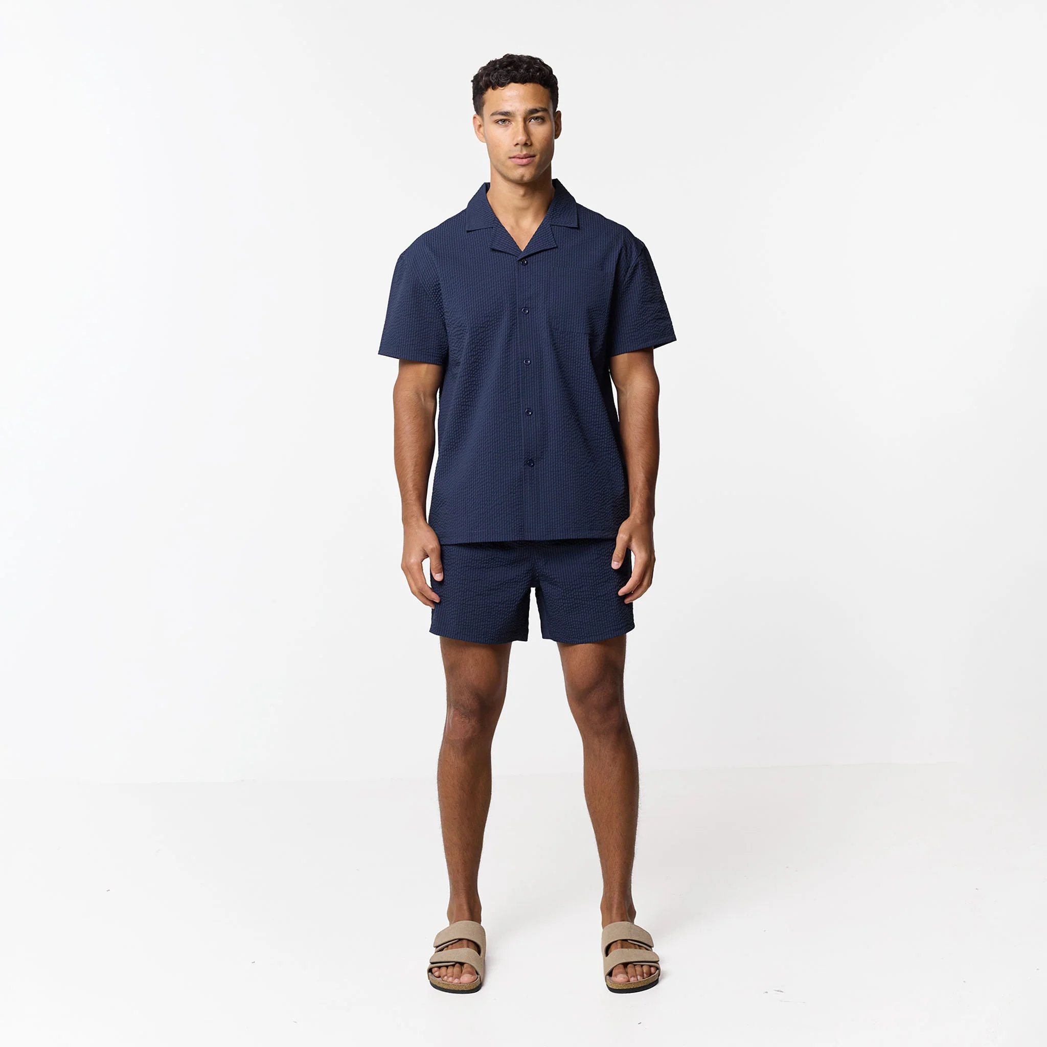 Seersucker Swimshort | Navy - Image 3