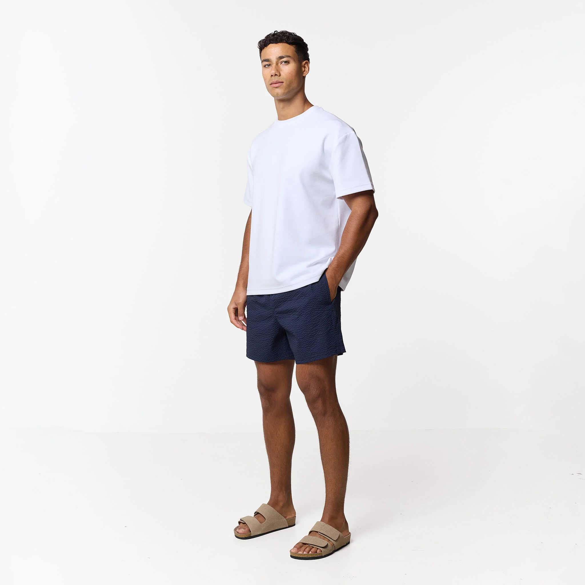 Seersucker Swimshort | Navy - Image 5