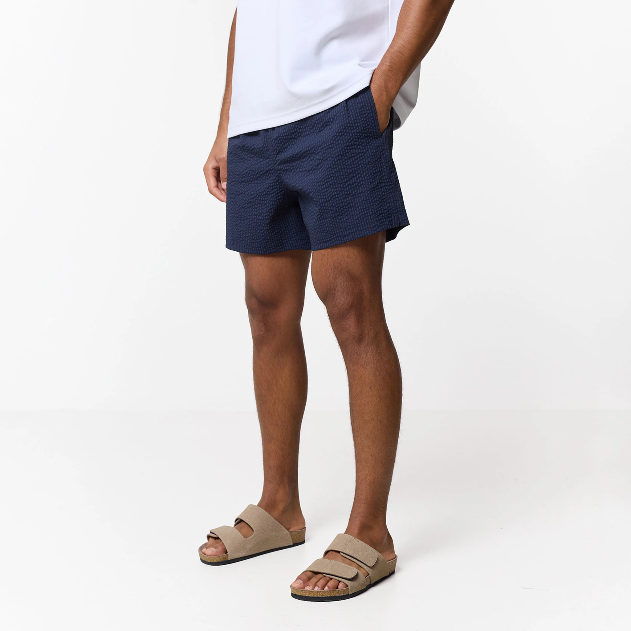 Seersucker Swimshort | Navy - Image 6