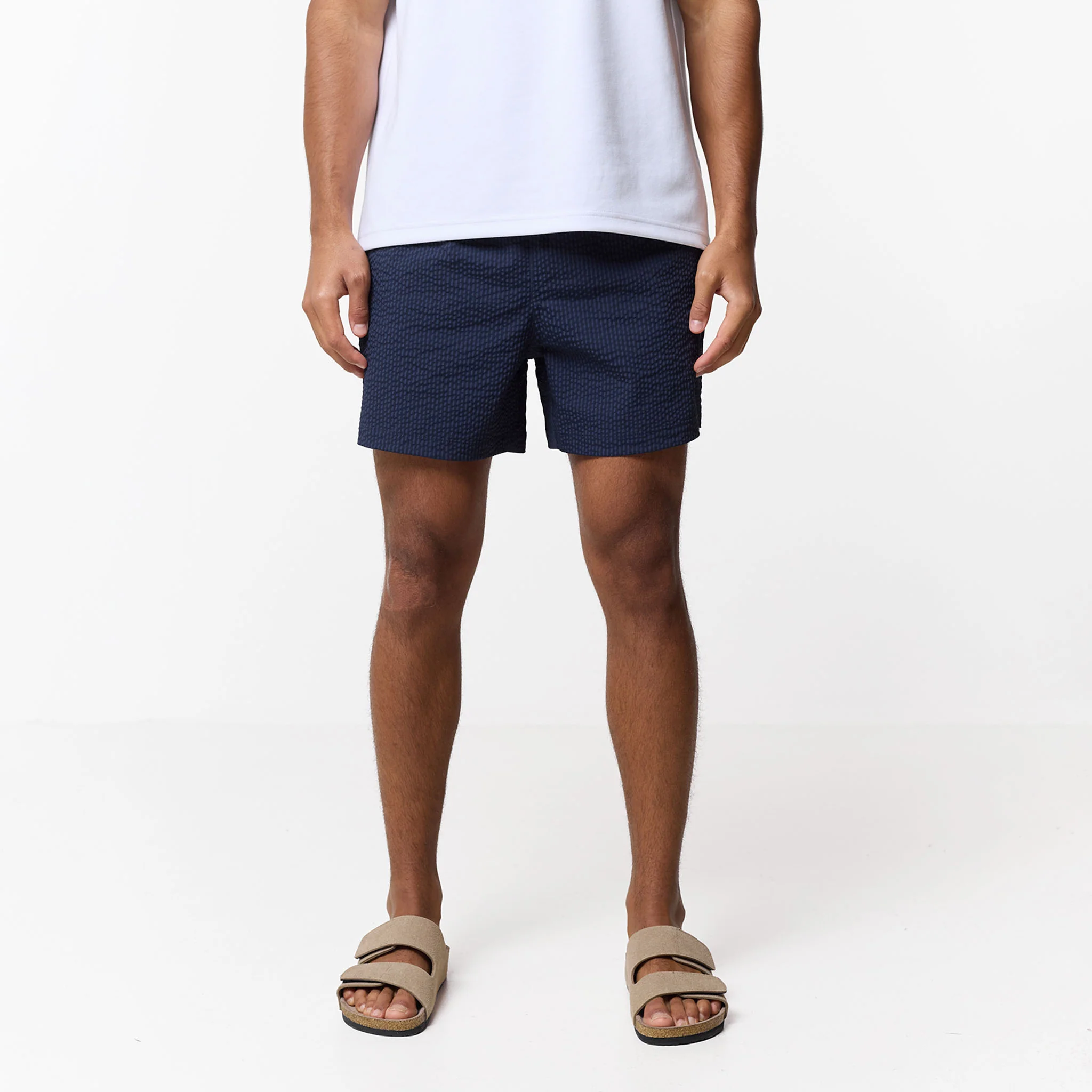 Seersucker Swimshort | Navy - Image 7