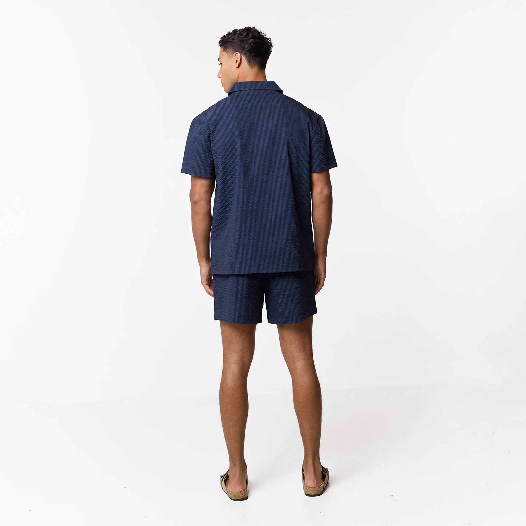 Seersucker Swimshort | Navy - Image 9