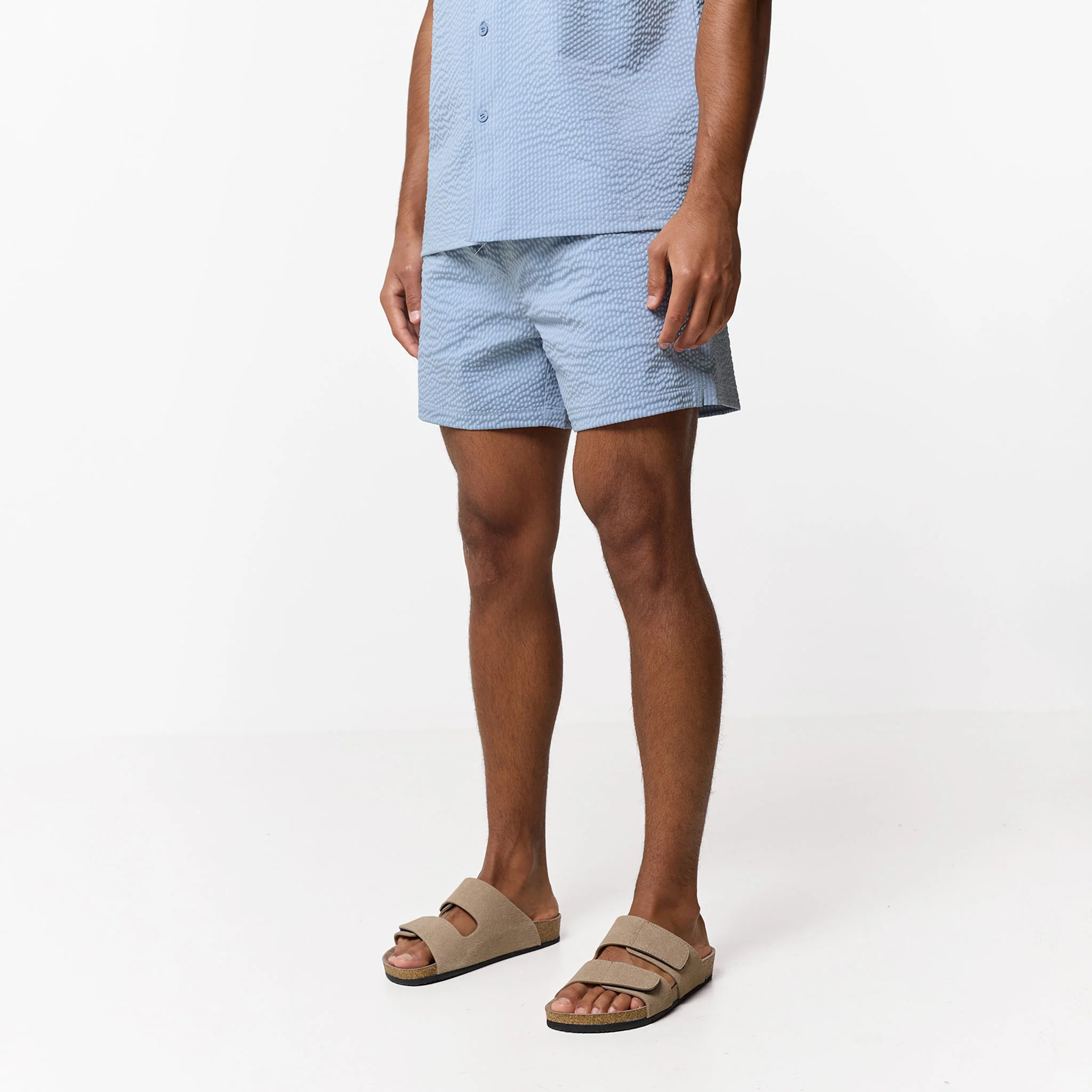 Seersucker Twinset | Light Blue - Image 4