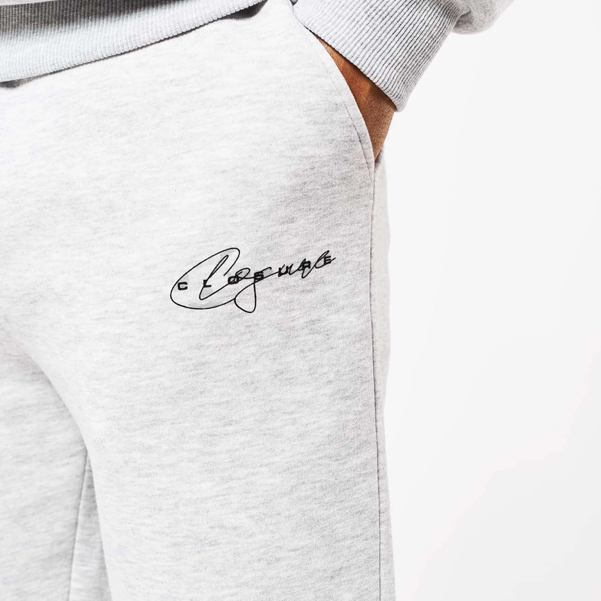 Signature Studios Open Hem Jogger | Grey Marl - Image 4