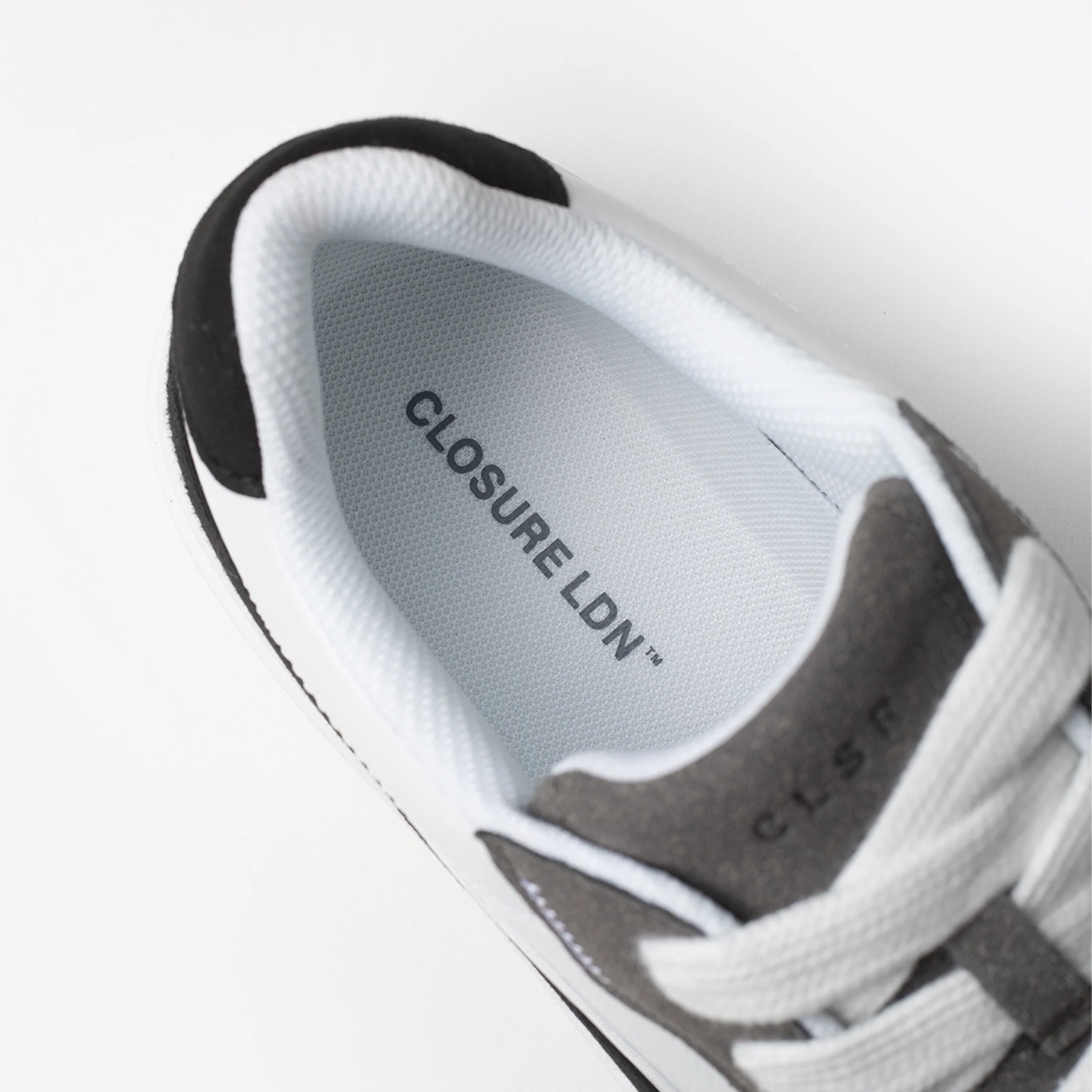 Premium Skate Shoe | White/Charcoal - Image 4