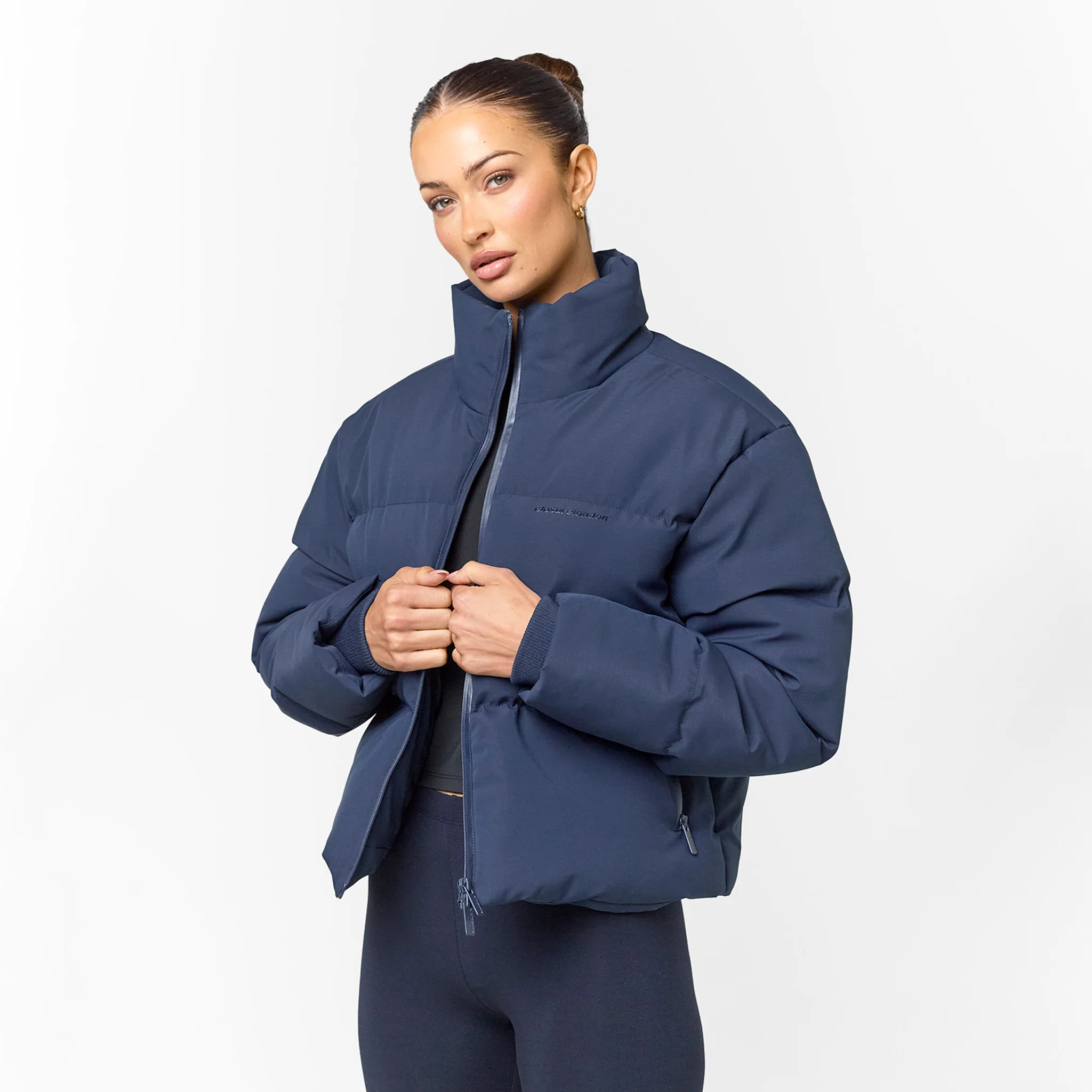 Sleek Puffer | Navy