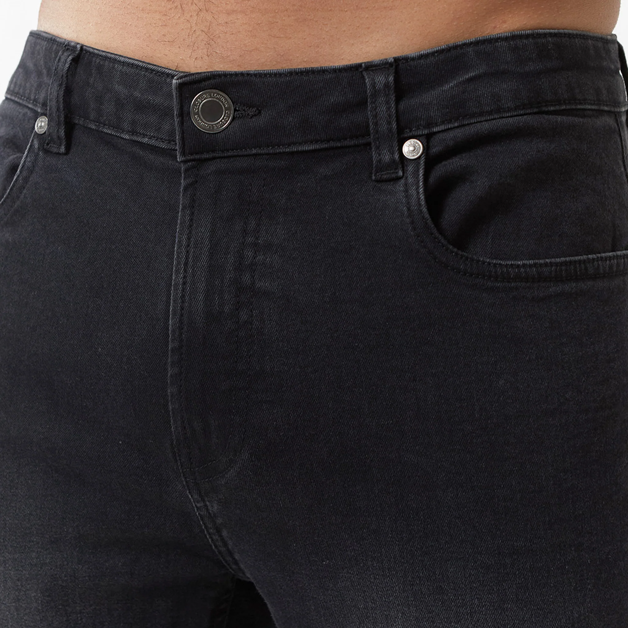 Slim Fit Denim Jean | Black Wash - Image 3