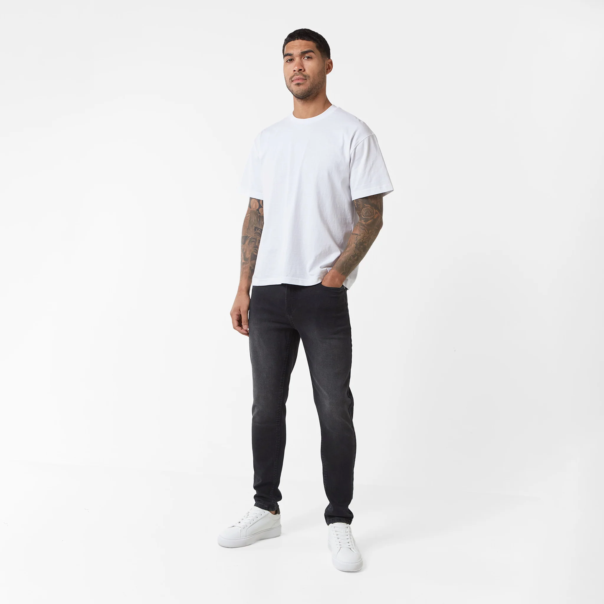 Slim Fit Denim Jean | Black Wash - Image 7