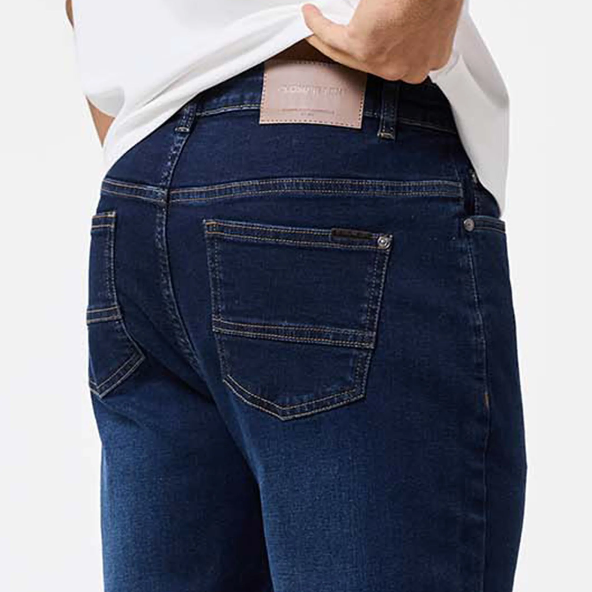 Slim Fit Denim Jean | Dark Blue - Image 5