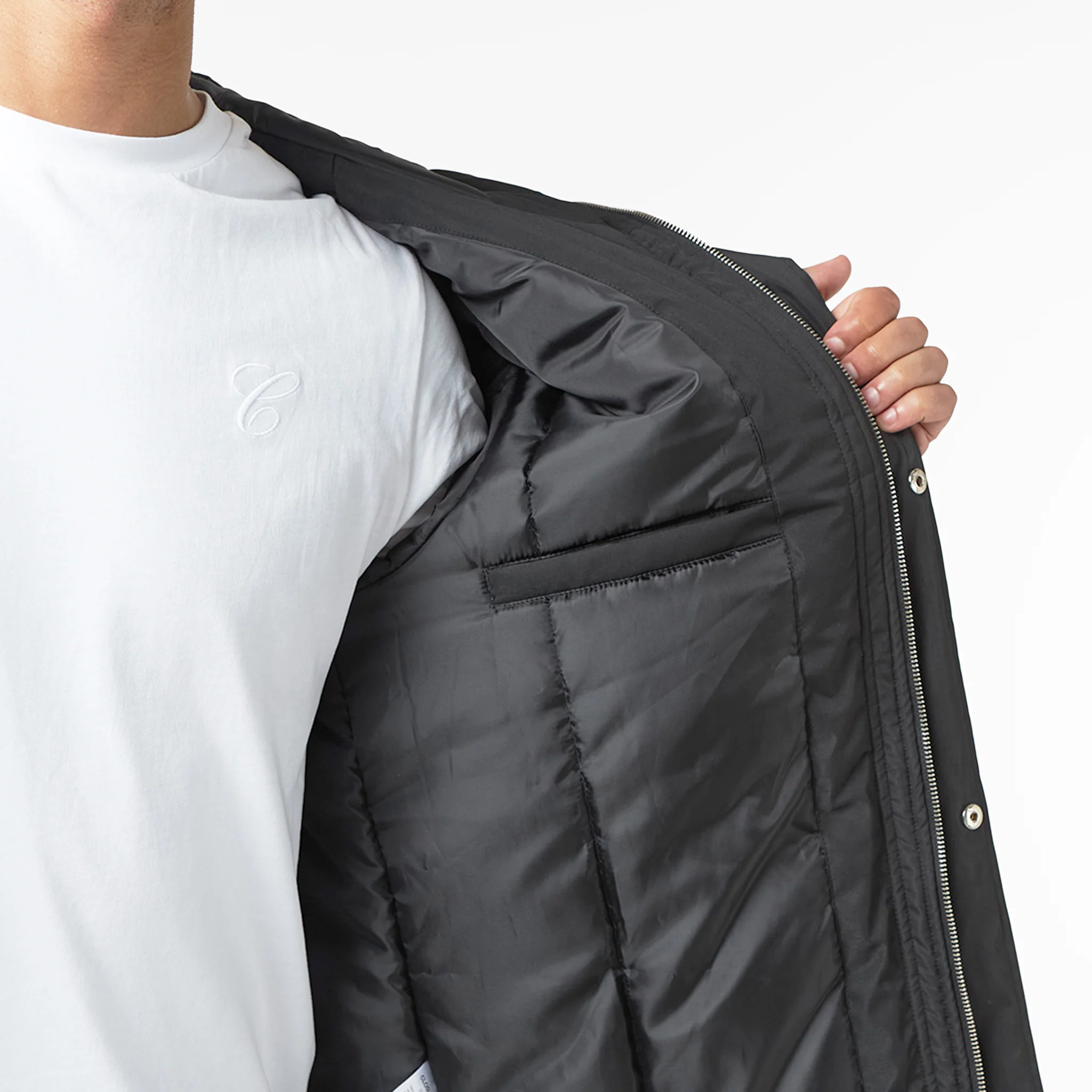 Smart Parka Jacket | Black - Image 10