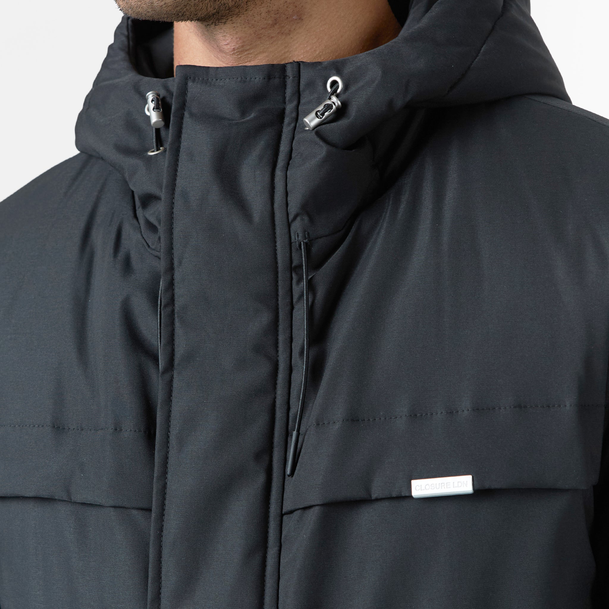 Smart Parka Jacket | Black - Image 3