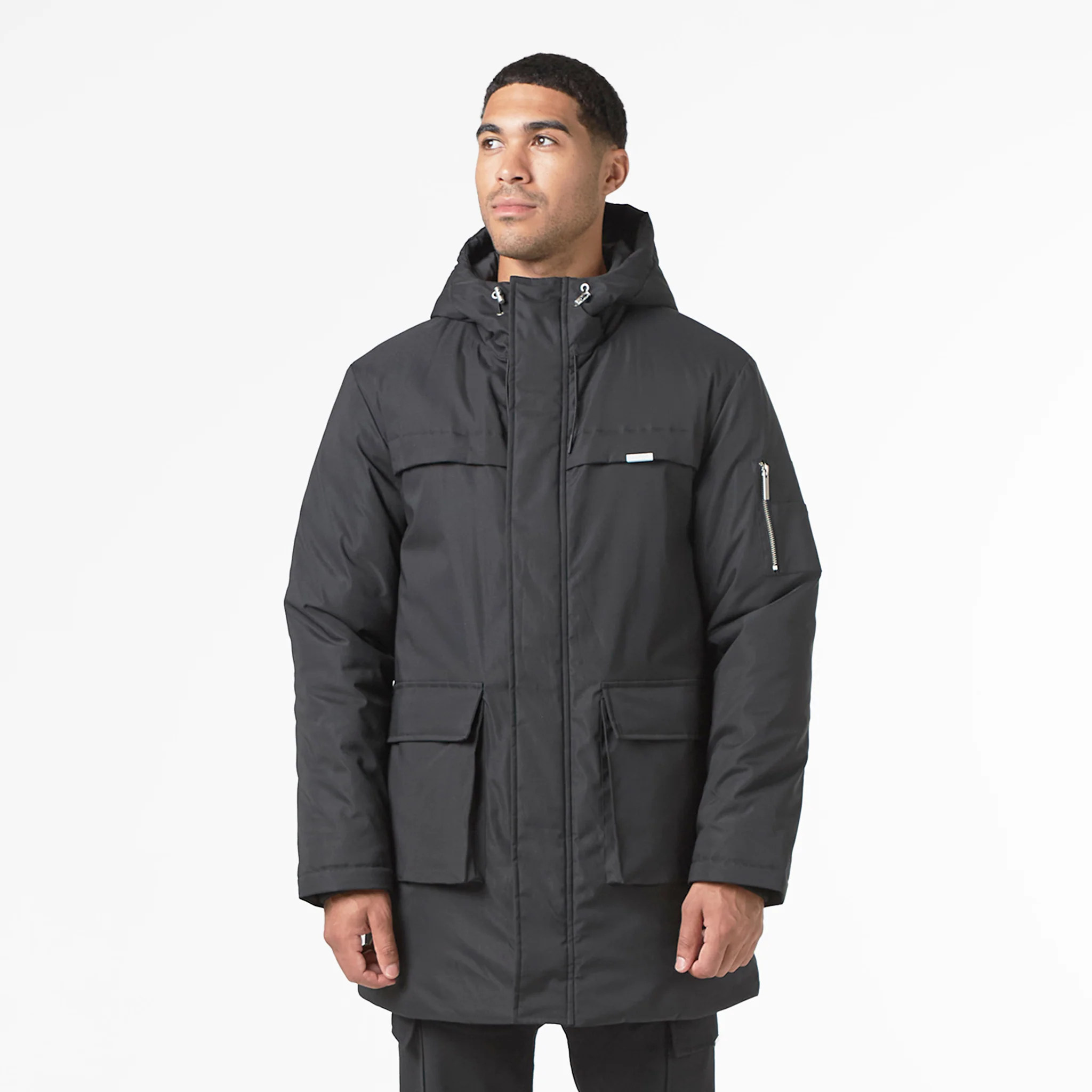 Smart Parka Jacket | Black - Image 7