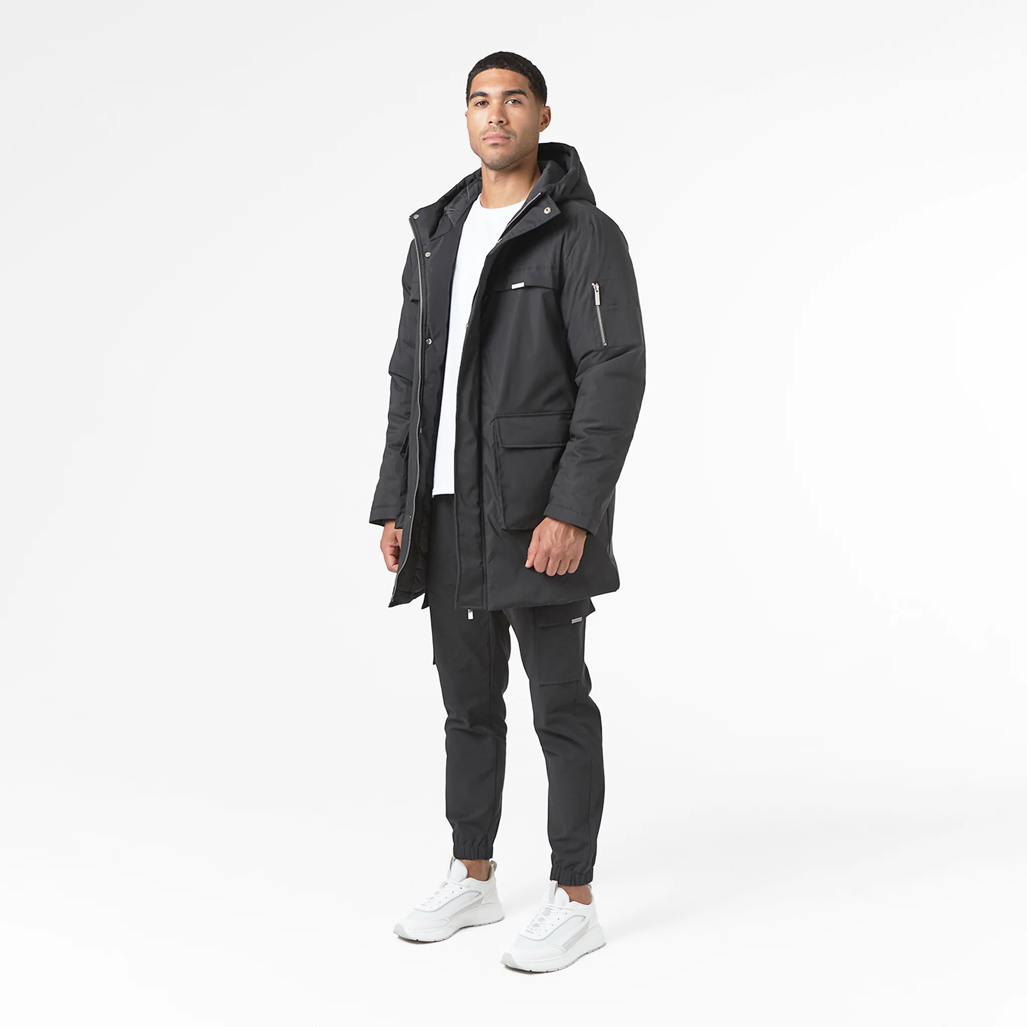 Smart Parka Jacket | Black - Image 9