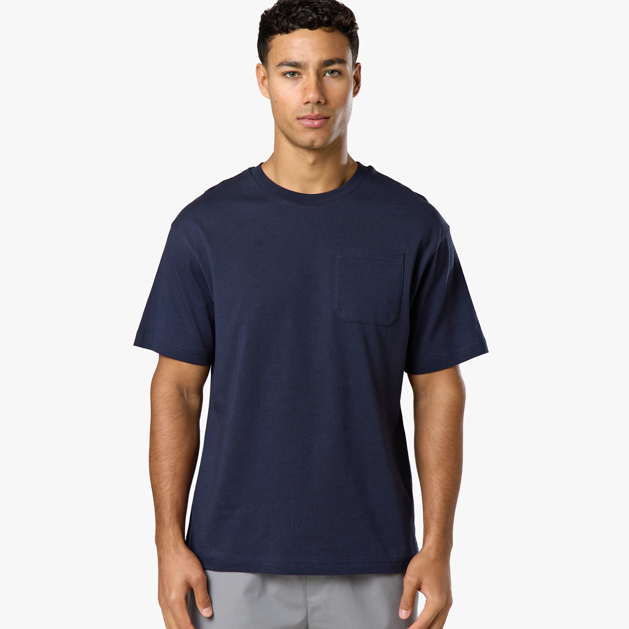Smart Pocket T-Shirt | Navy - Image 4