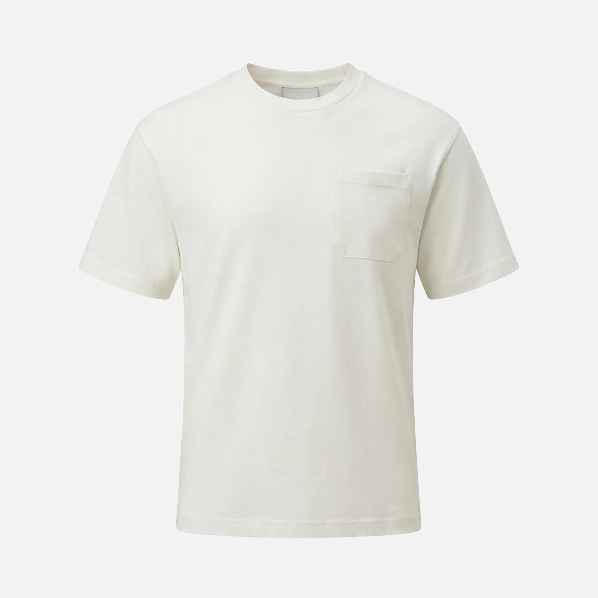 Smart Pocket T-Shirt | Off White - Image 8
