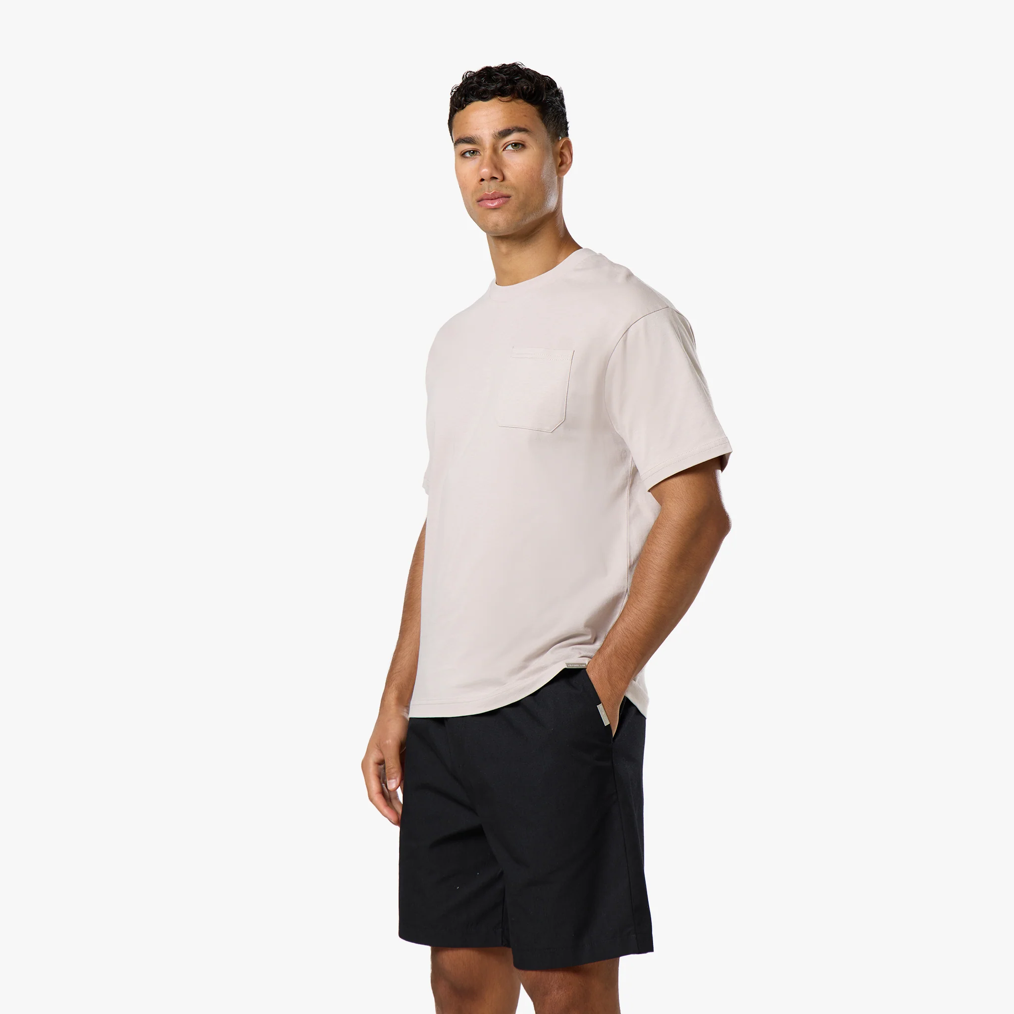 Smart Pocket T-Shirt | Stone - Image 2