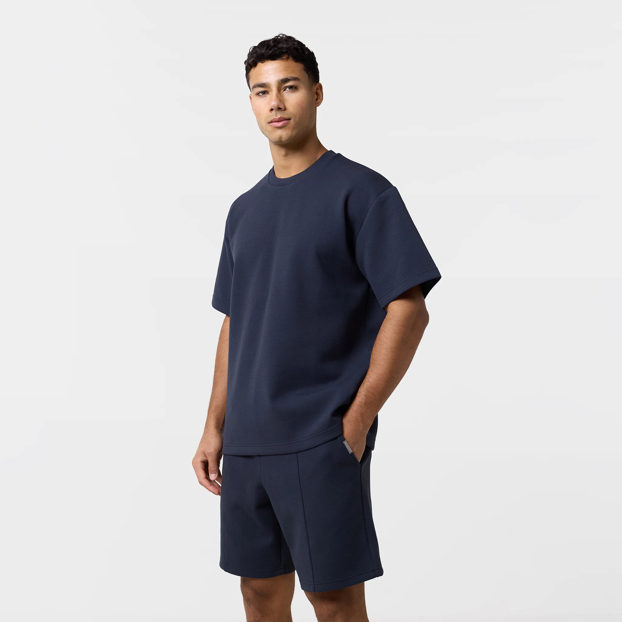 Relaxed Scuba T-Shirt | Navy - Image 3