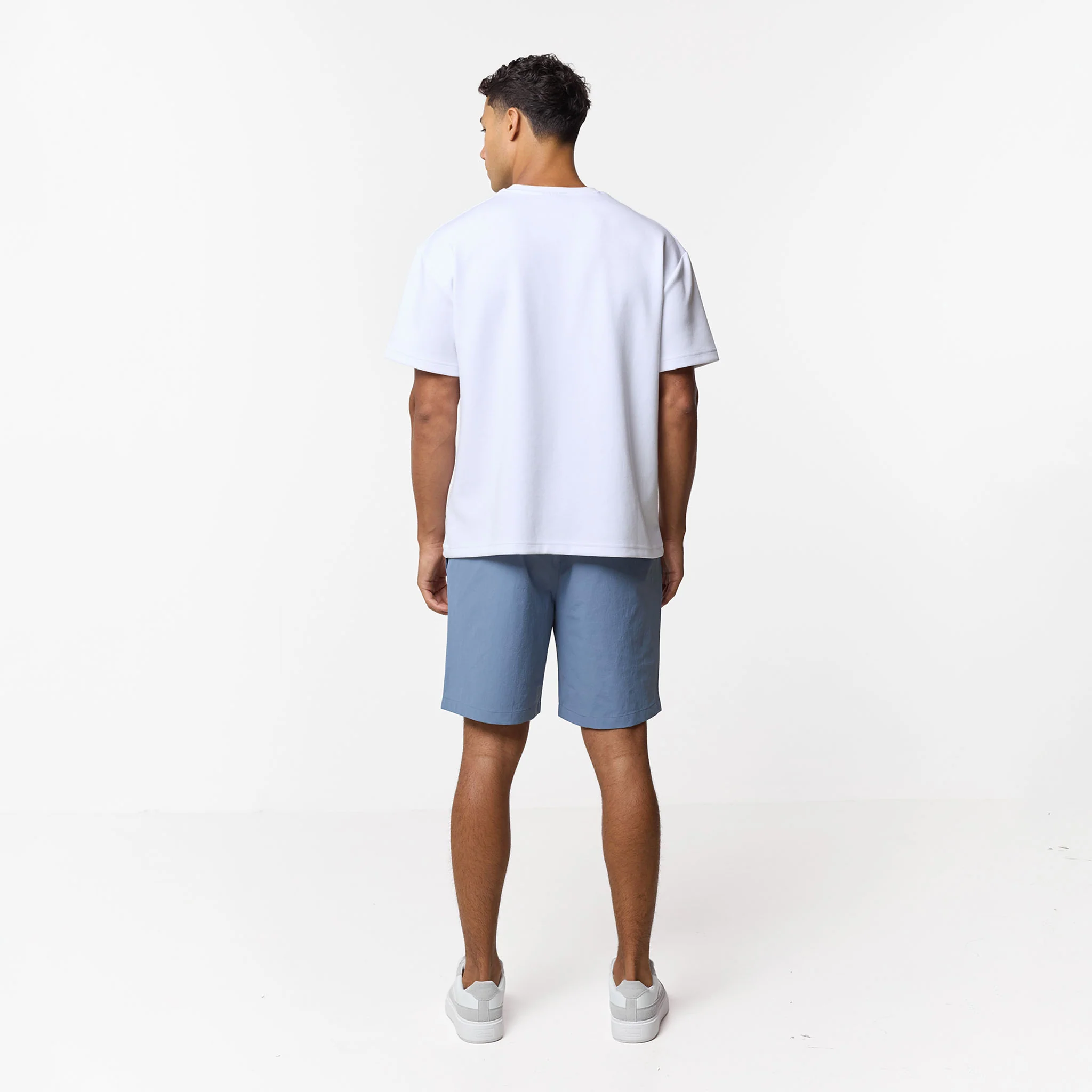 Smart Tech Chino Short | Steel Blue - Image 10
