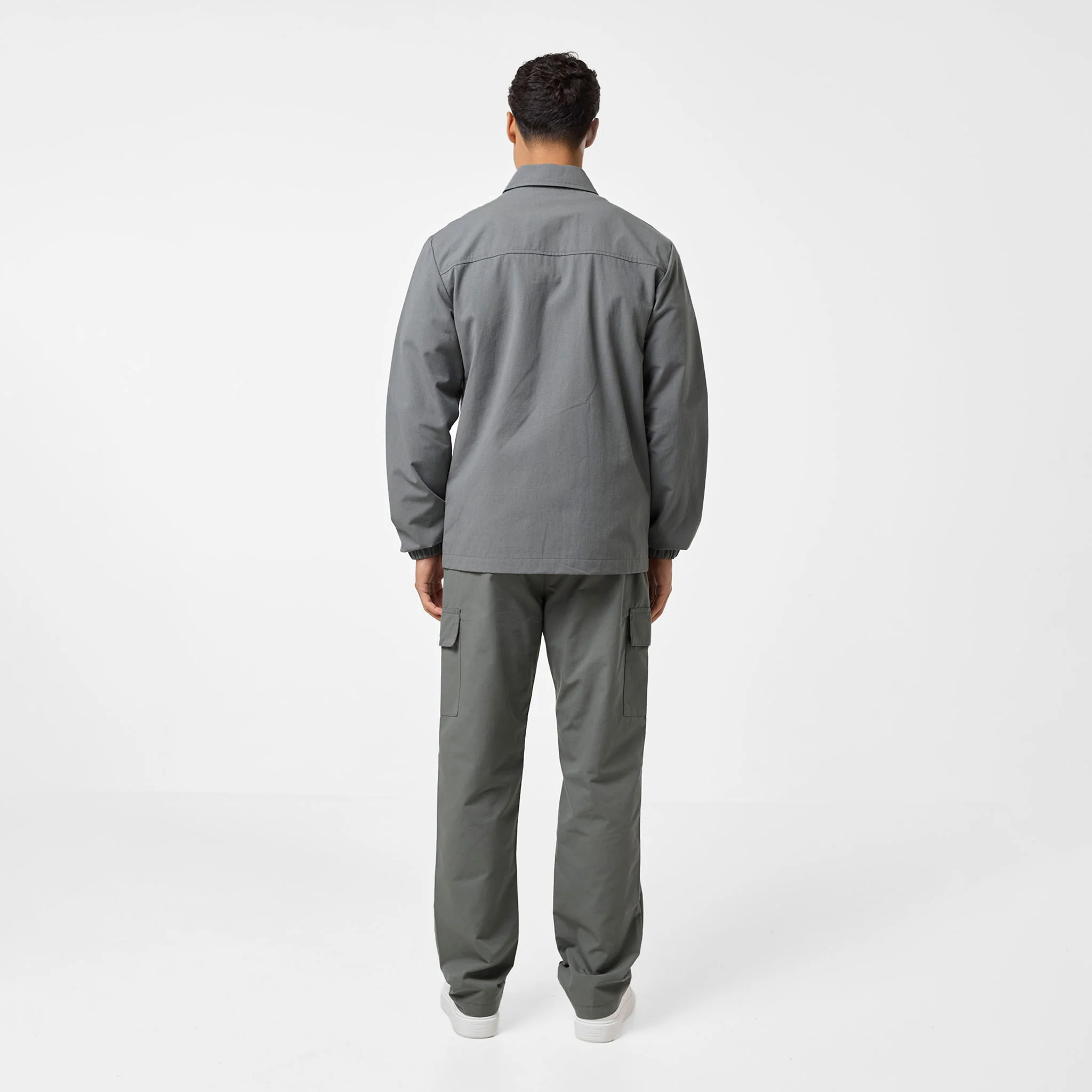 Smart Utility Open Hem Trouser | Khaki - Image 3