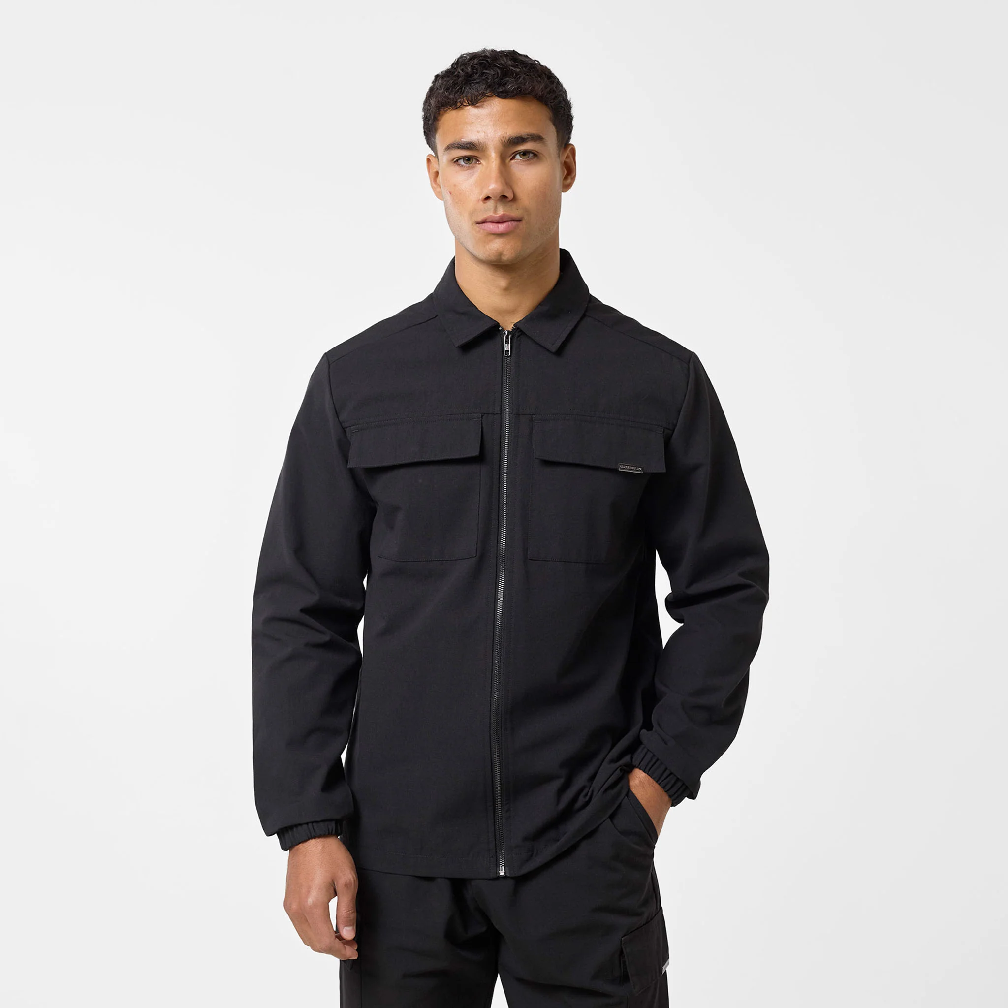 Smart Utility Overshirt | Black - Image 3