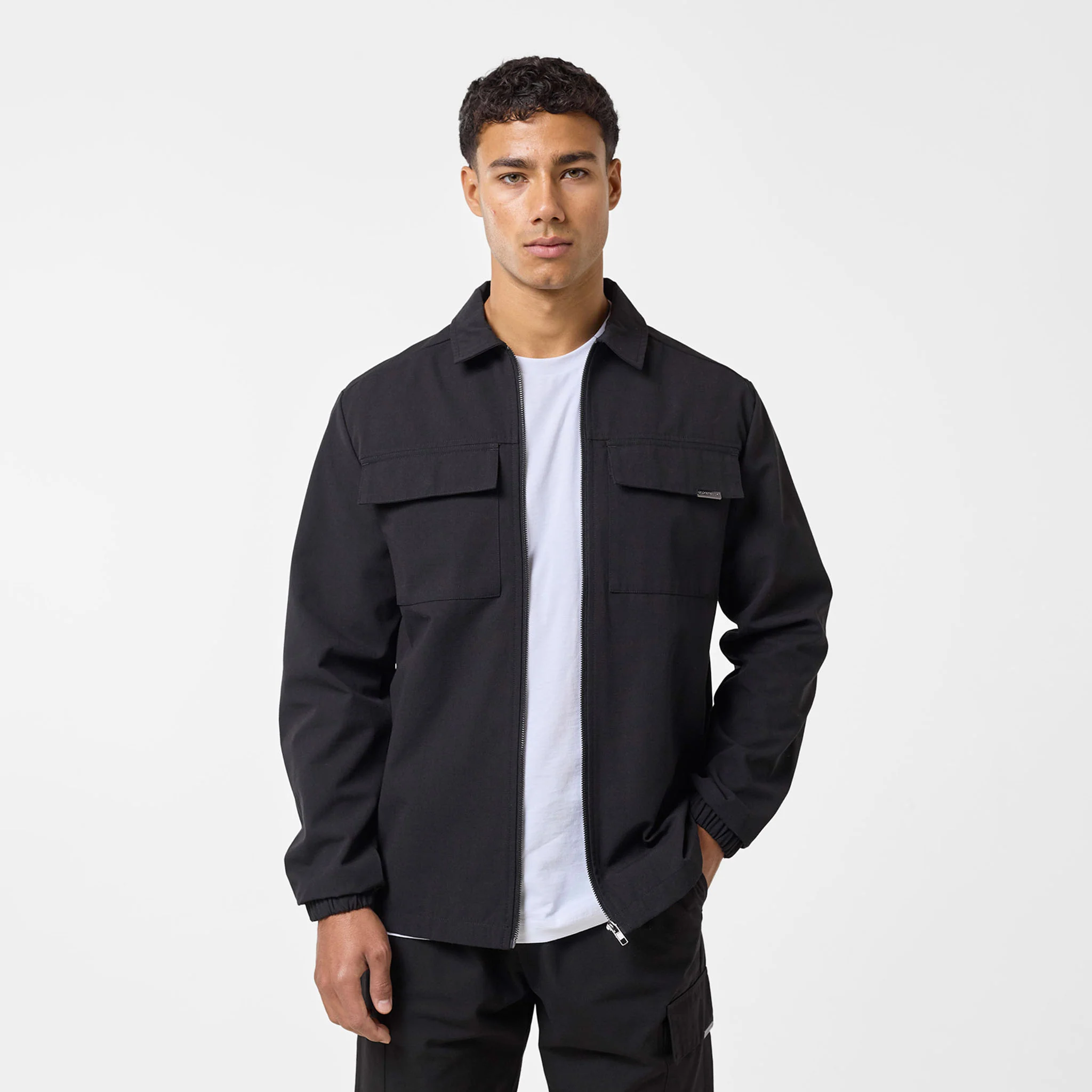 Smart Utility Overshirt | Black - Image 8