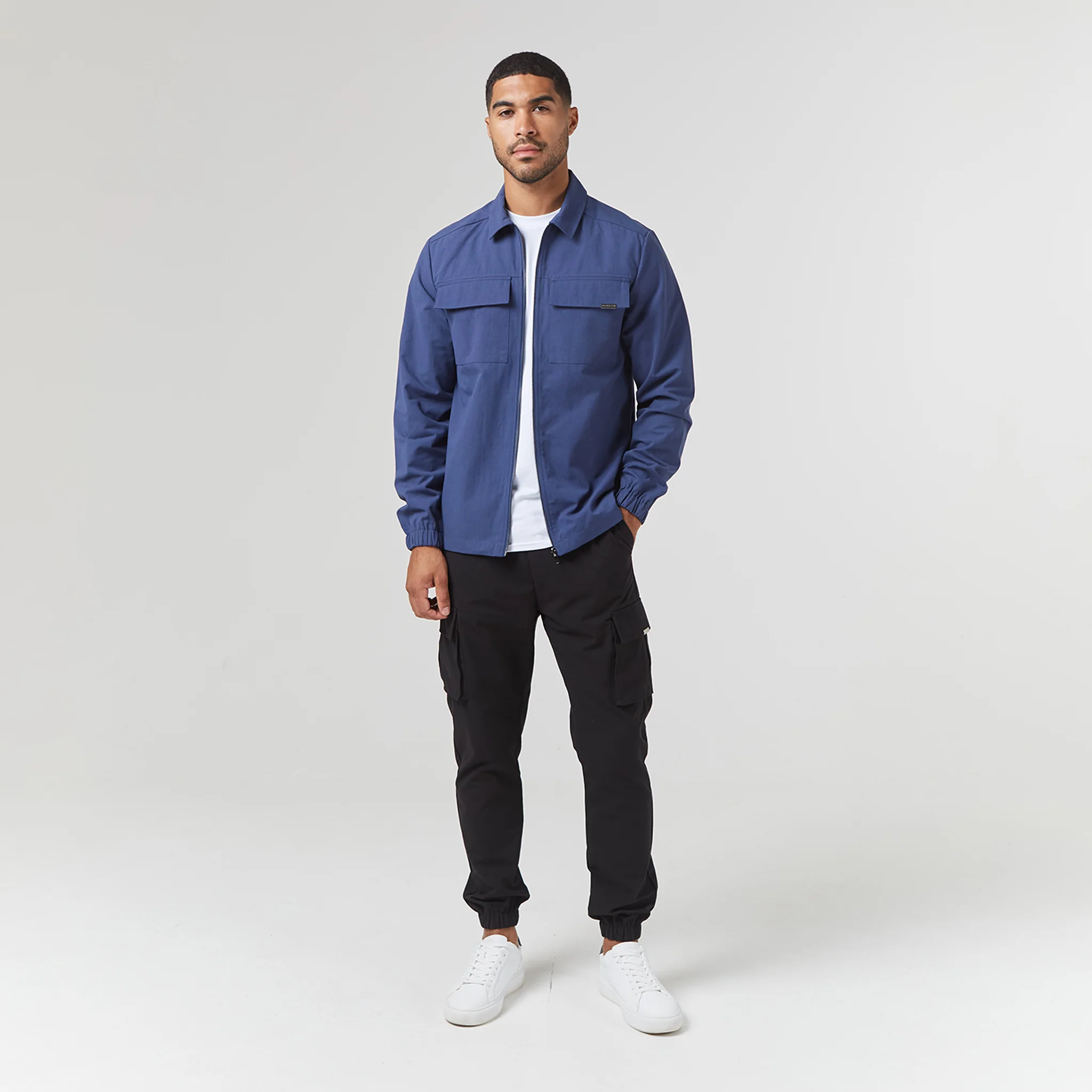 Smart Utility Overshirt | Blue - Image 8