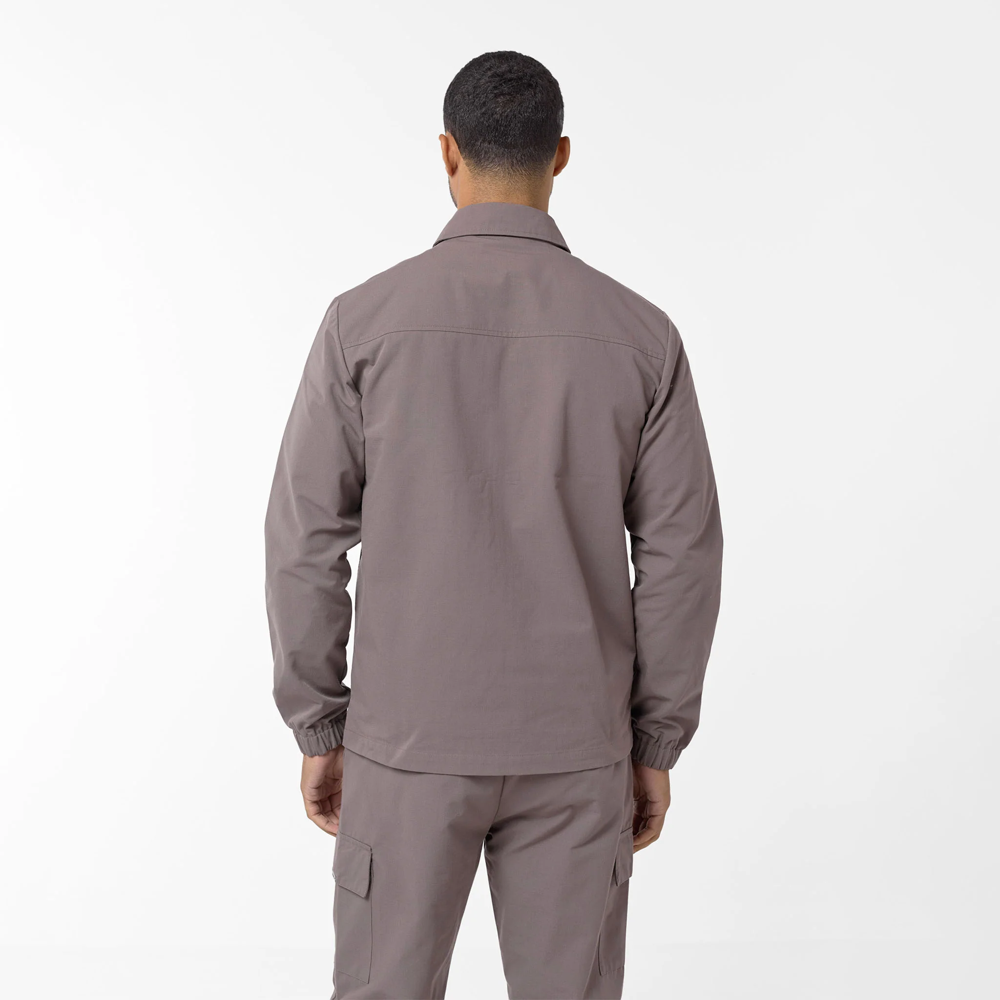 Smart Utility Overshirt | Brown - Image 6