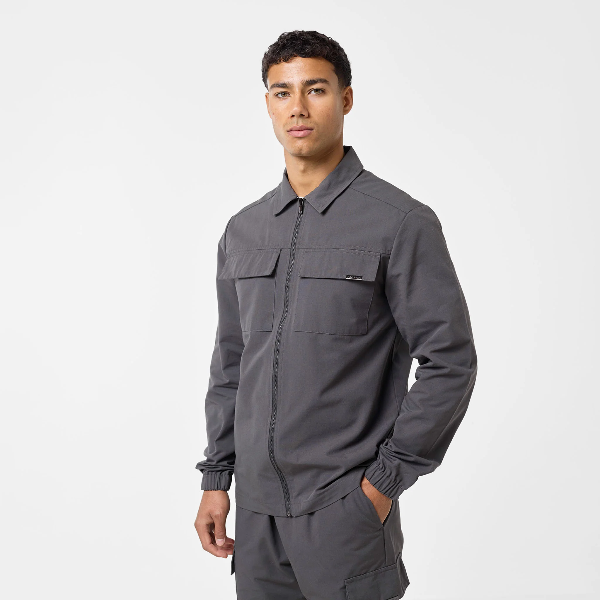 Smart Utility Overshirt | Charcoal