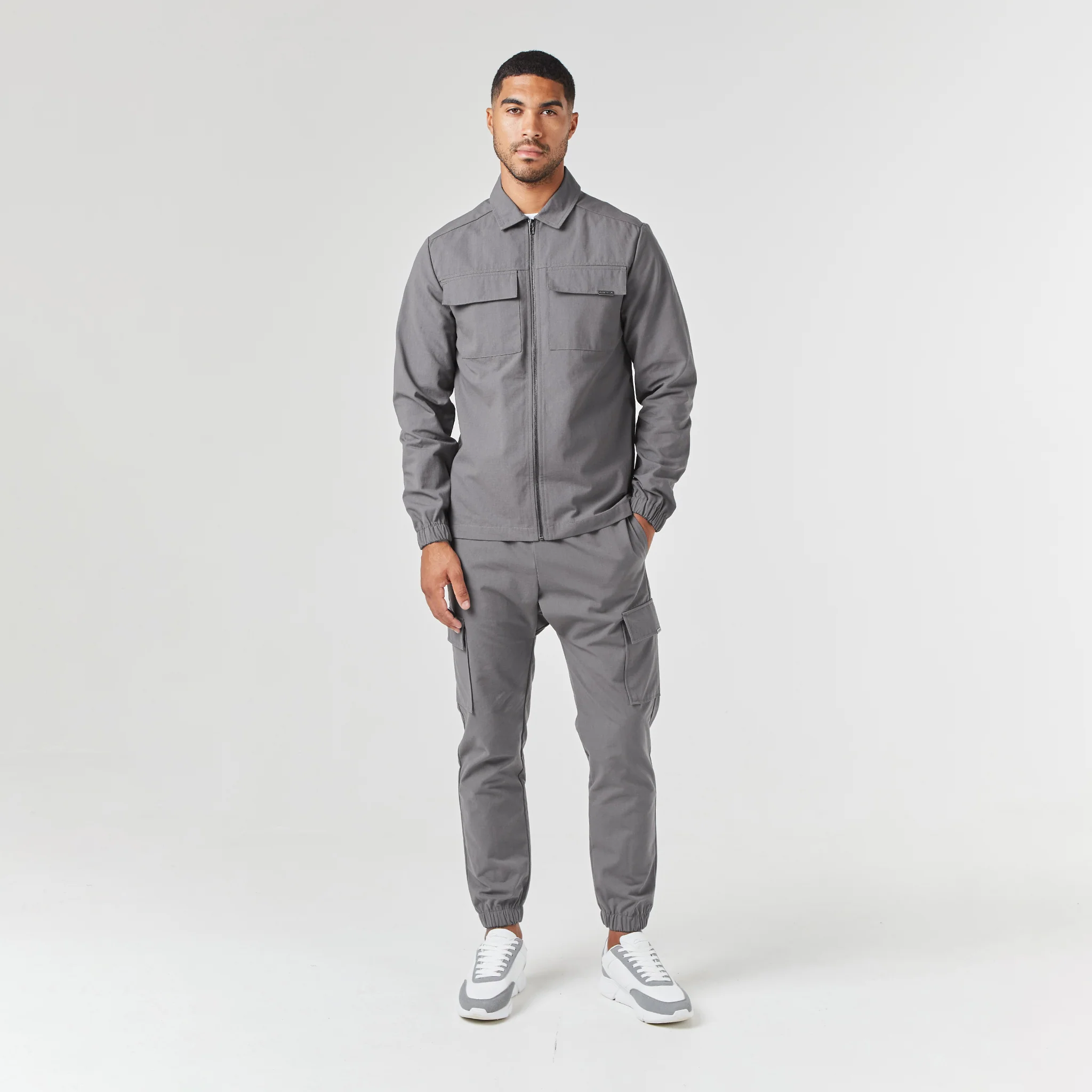 Smart Utility Overshirt | Charcoal - Image 5